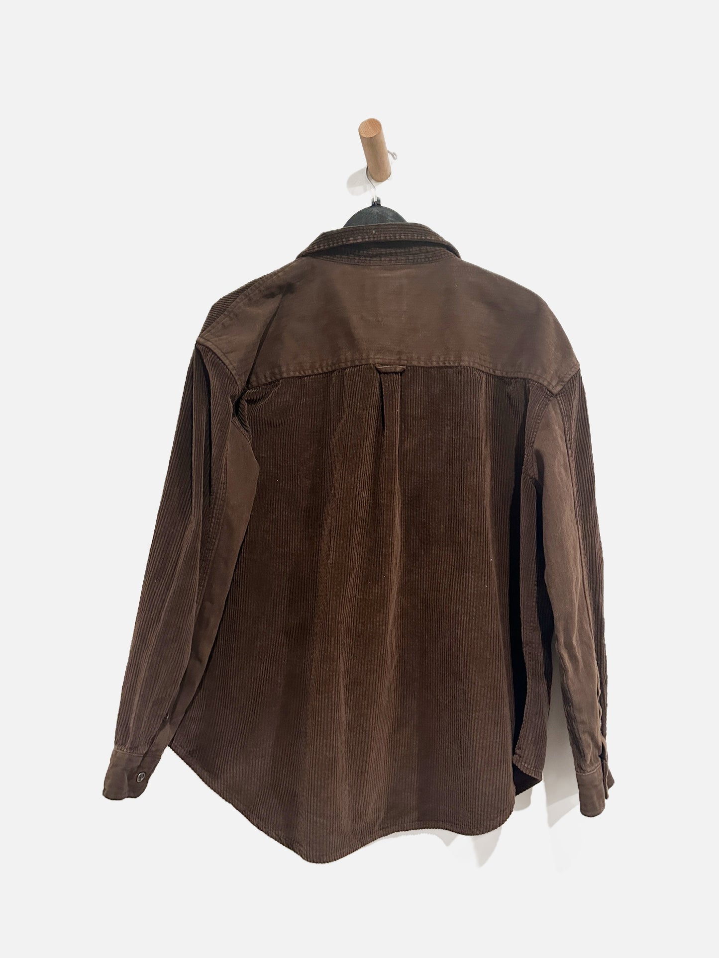 American Eagle Brown Corduroy Button Down - Medium