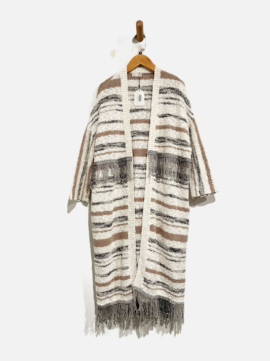 Gentle Fawn Wesley Stripe Fringe Duster - M/L