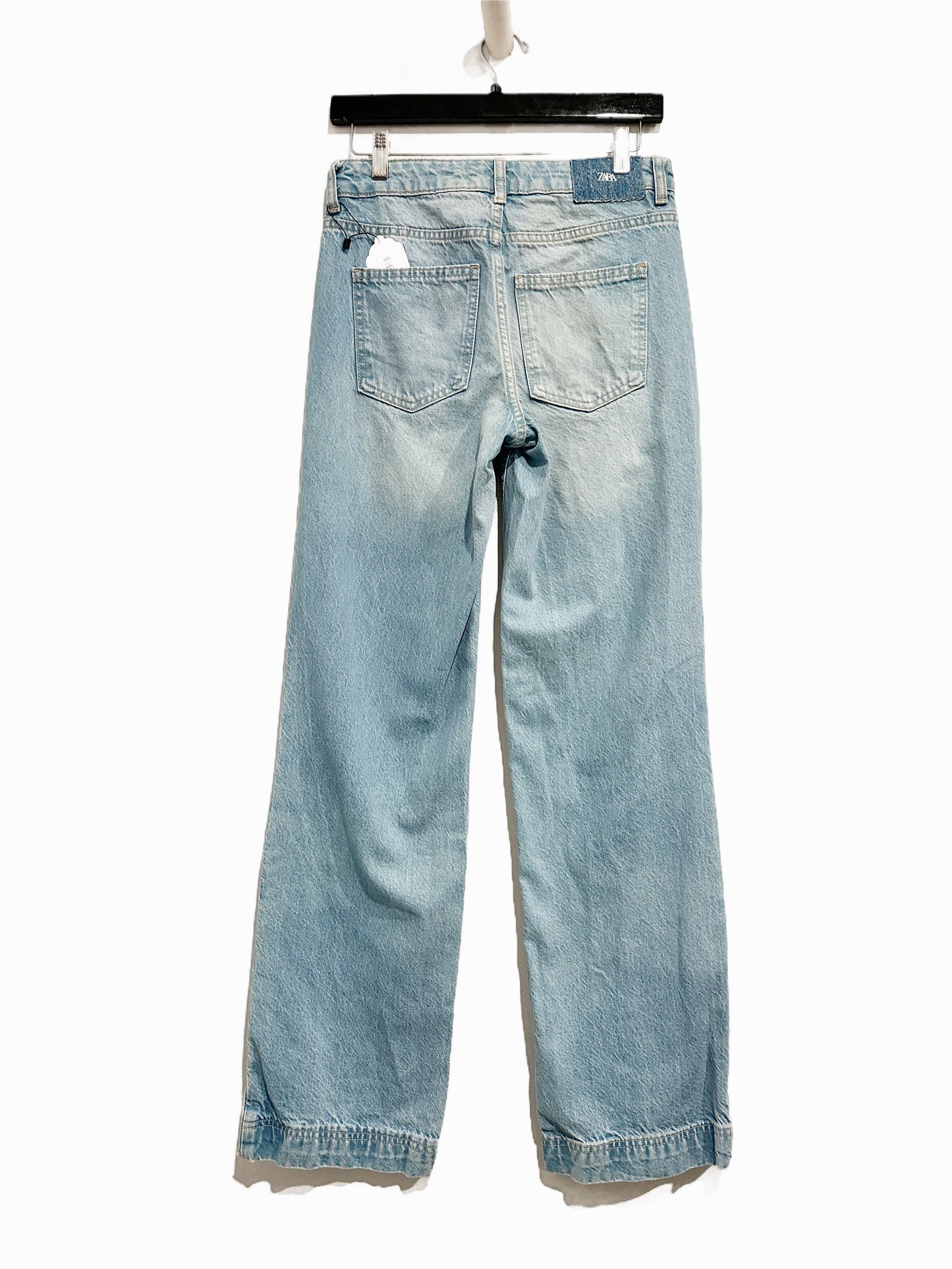 Zara Wide Leg Patch Pocket Jeans - 2