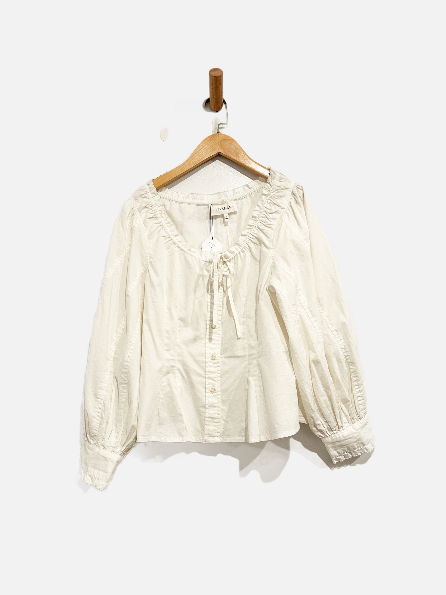 The Great Haven Top in White - 1/Small
