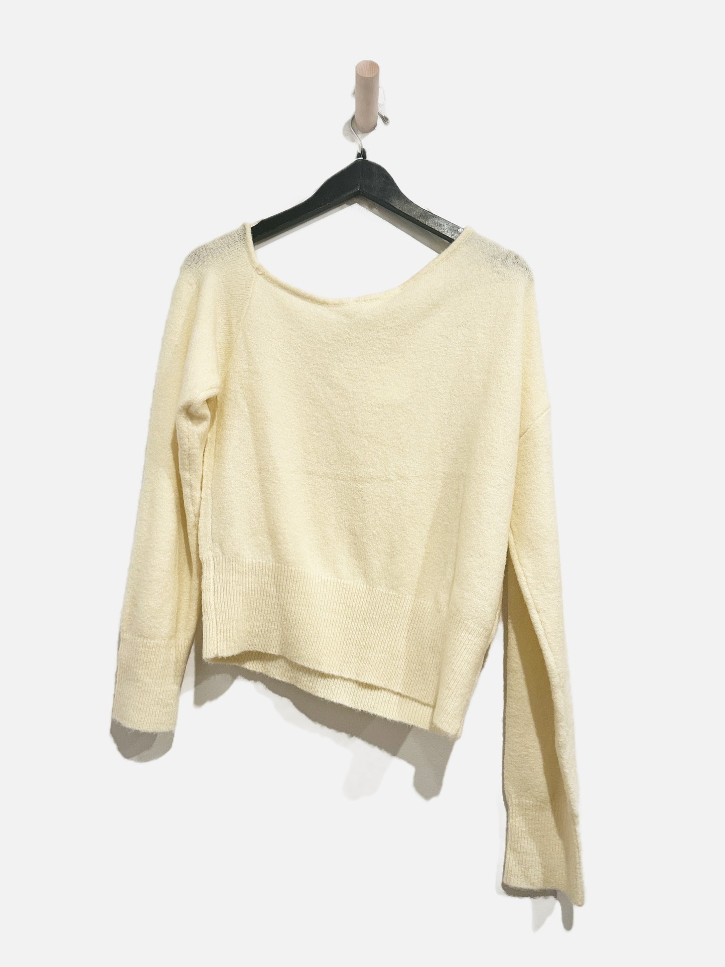 Altar’d State Cream Asymmetric Sweater - Large