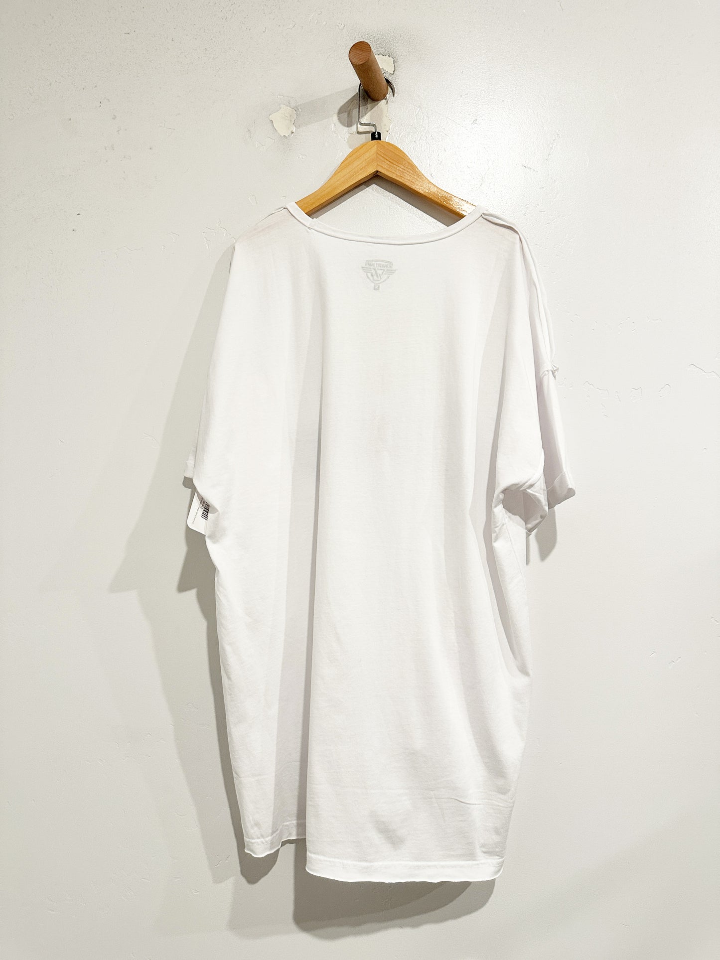 Country Deep White Cowboy Graphic Tee - Small