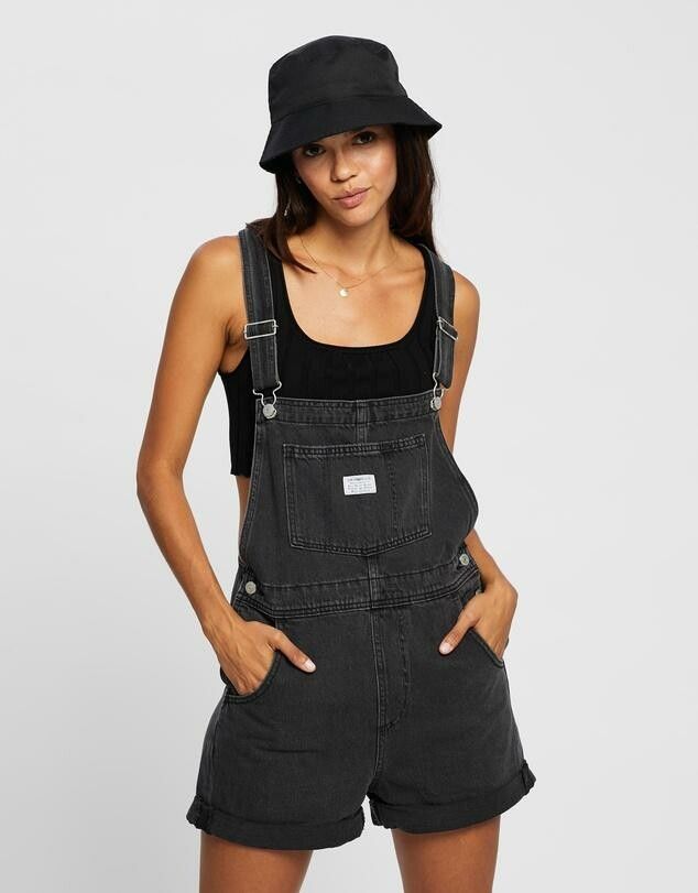 Levi's Vintage Shortalls in Black