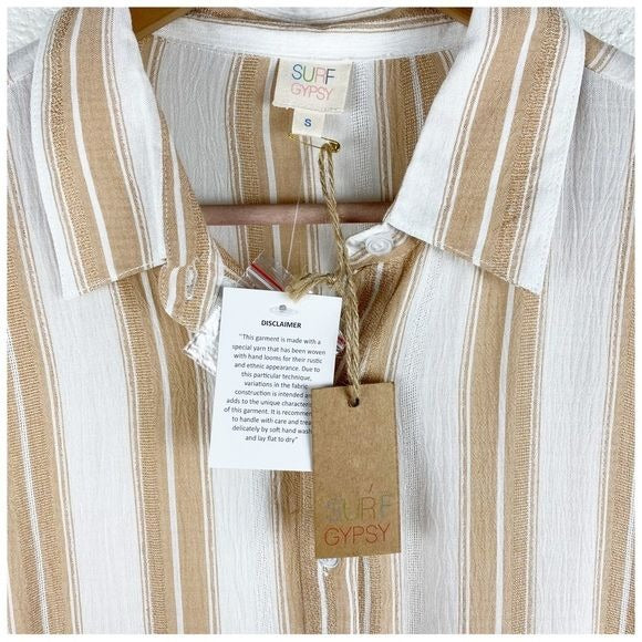 NWT Surf Gypsy Sandy Stripe Dress Size Small