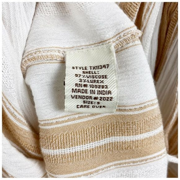 NWT Surf Gypsy Sandy Stripe Dress Size Small