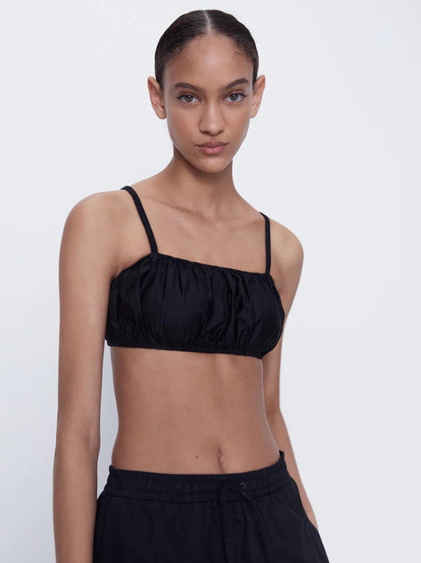 Zara Black Bralette Top - Small