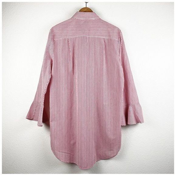 NWT Walter Baker Hilary Tunic in Red/White Stripe Size Large