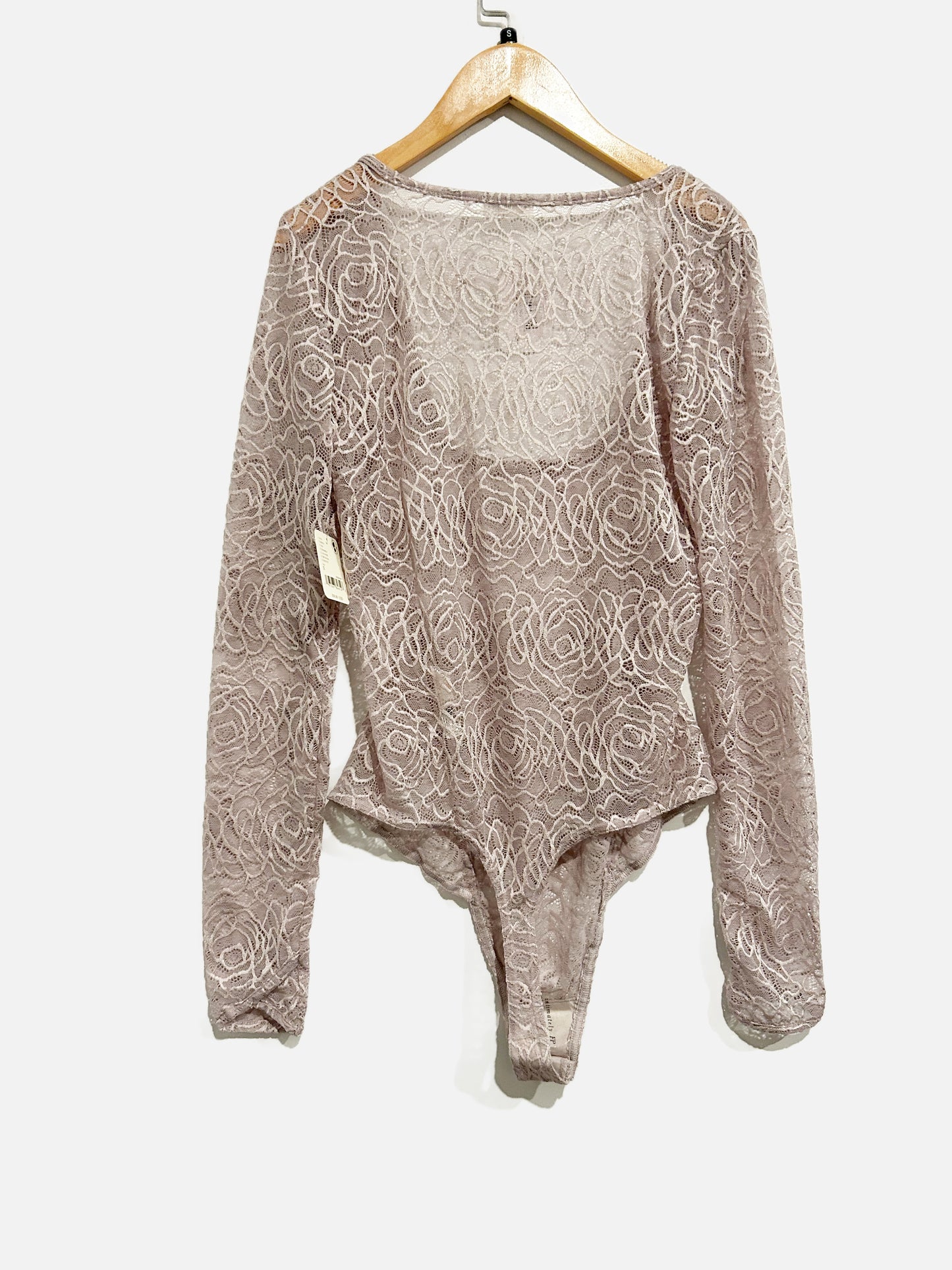 Free People In My Head Lace Bodysuit - Small