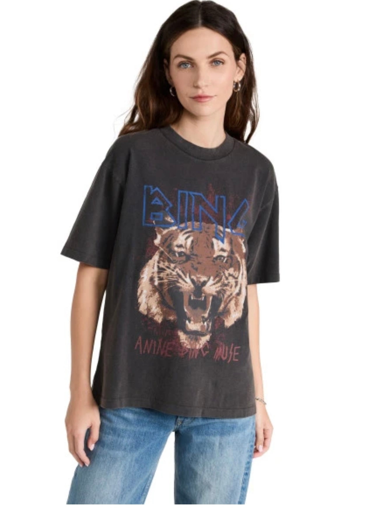 Anine Bing Tiger Graphic Tee - Small