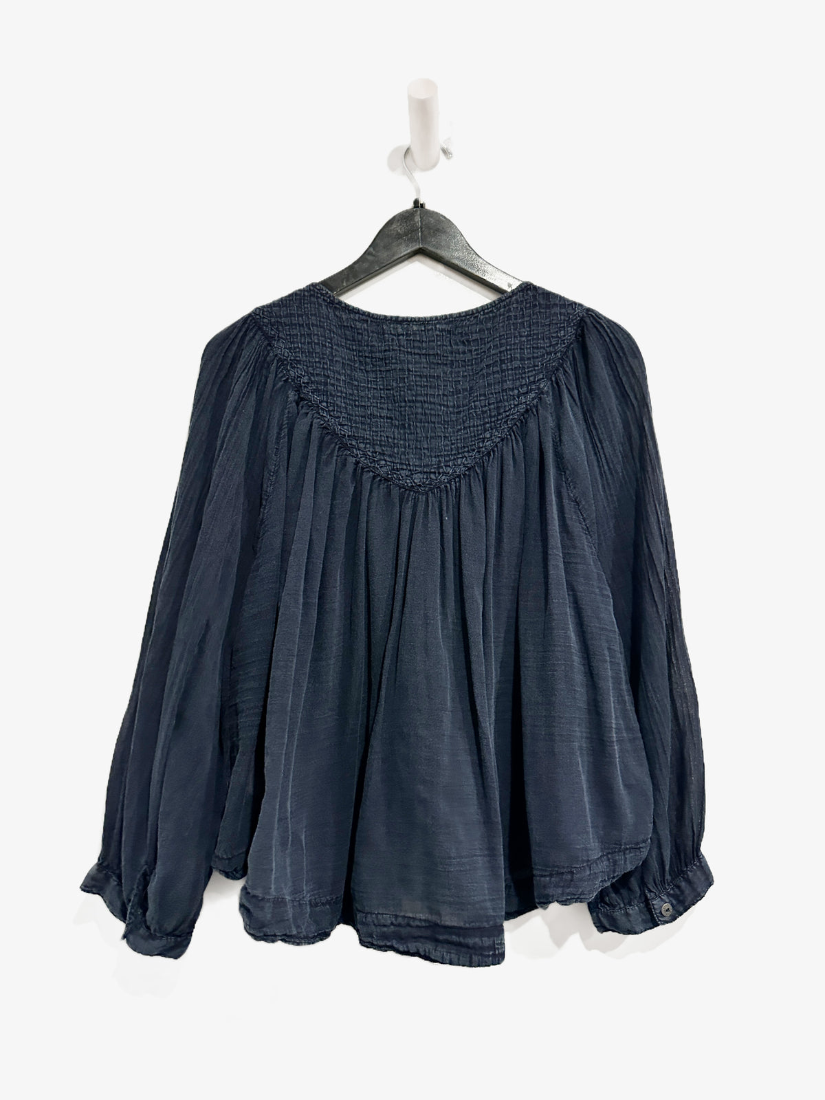 Free People Cool Meadow Top in Navy - Large