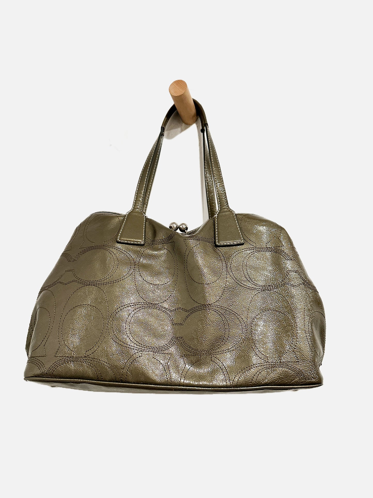 Coach Y2K Green Handbag
