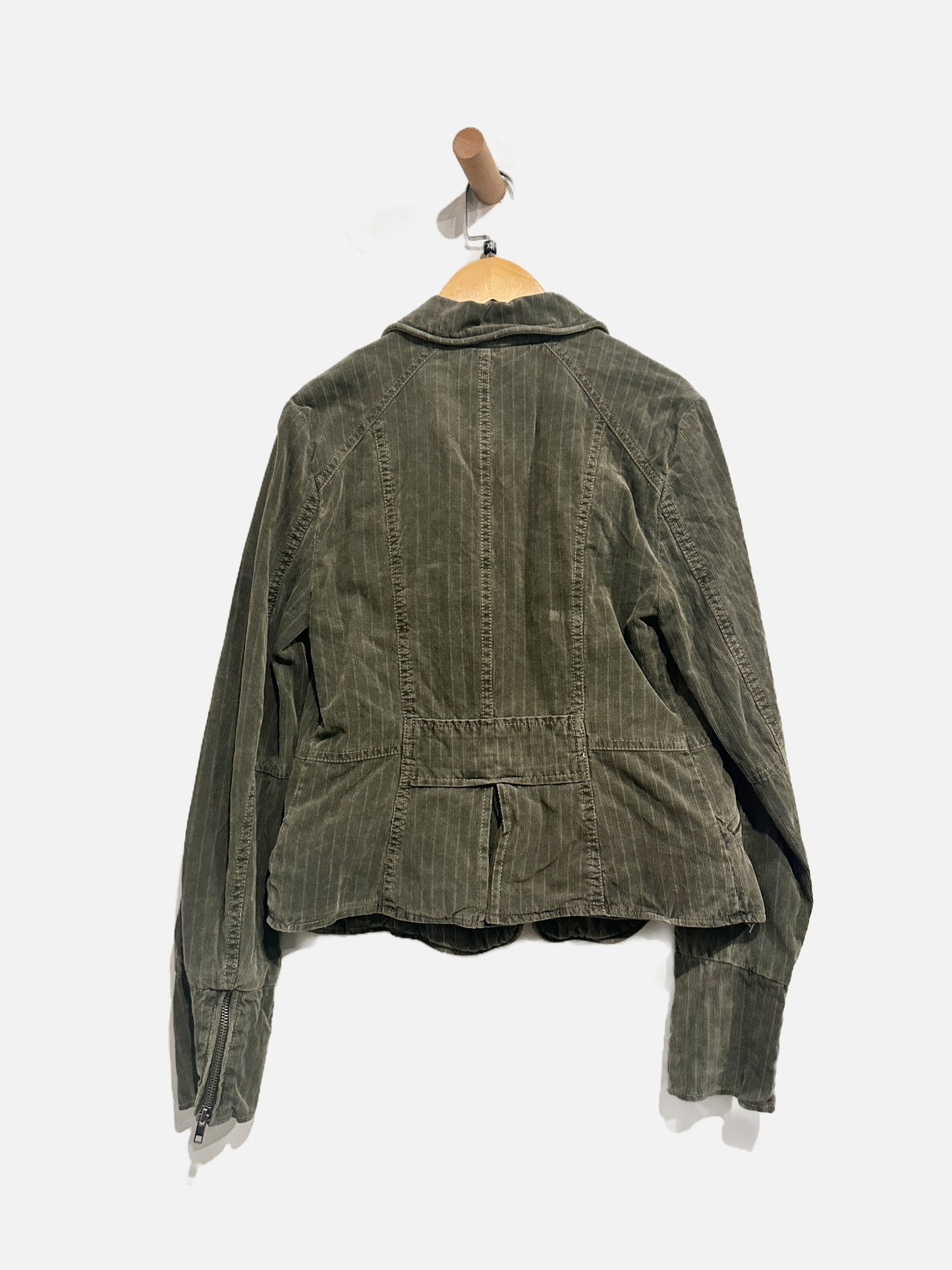 Free People Green Corduroy Jacket - XS