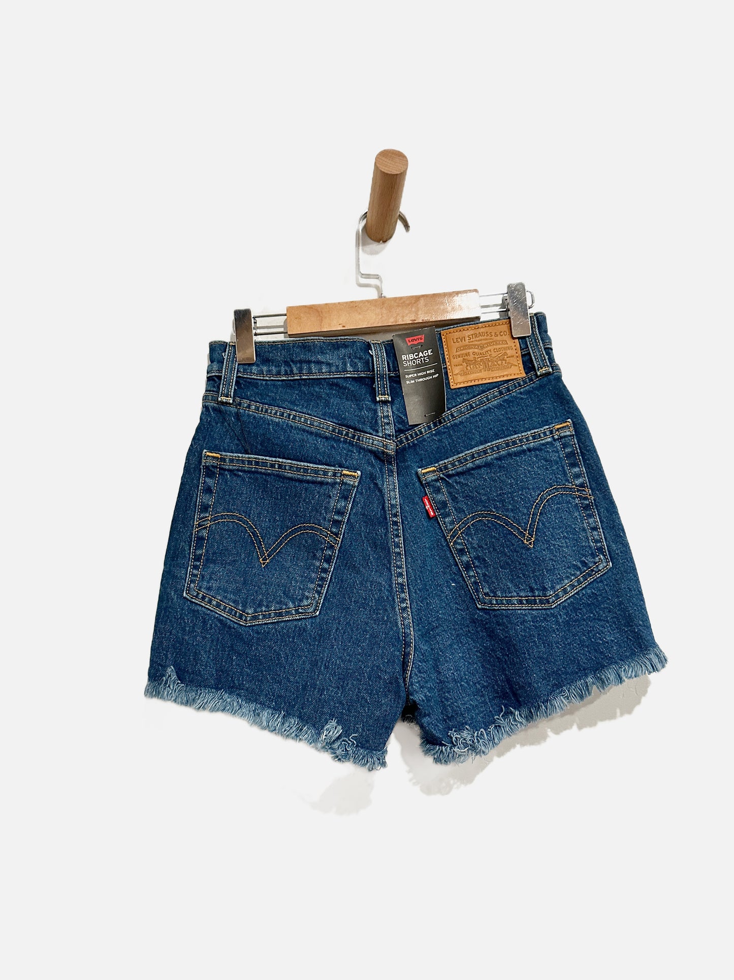 Levi's Ribcage Shorts in Charleston Chill - 26