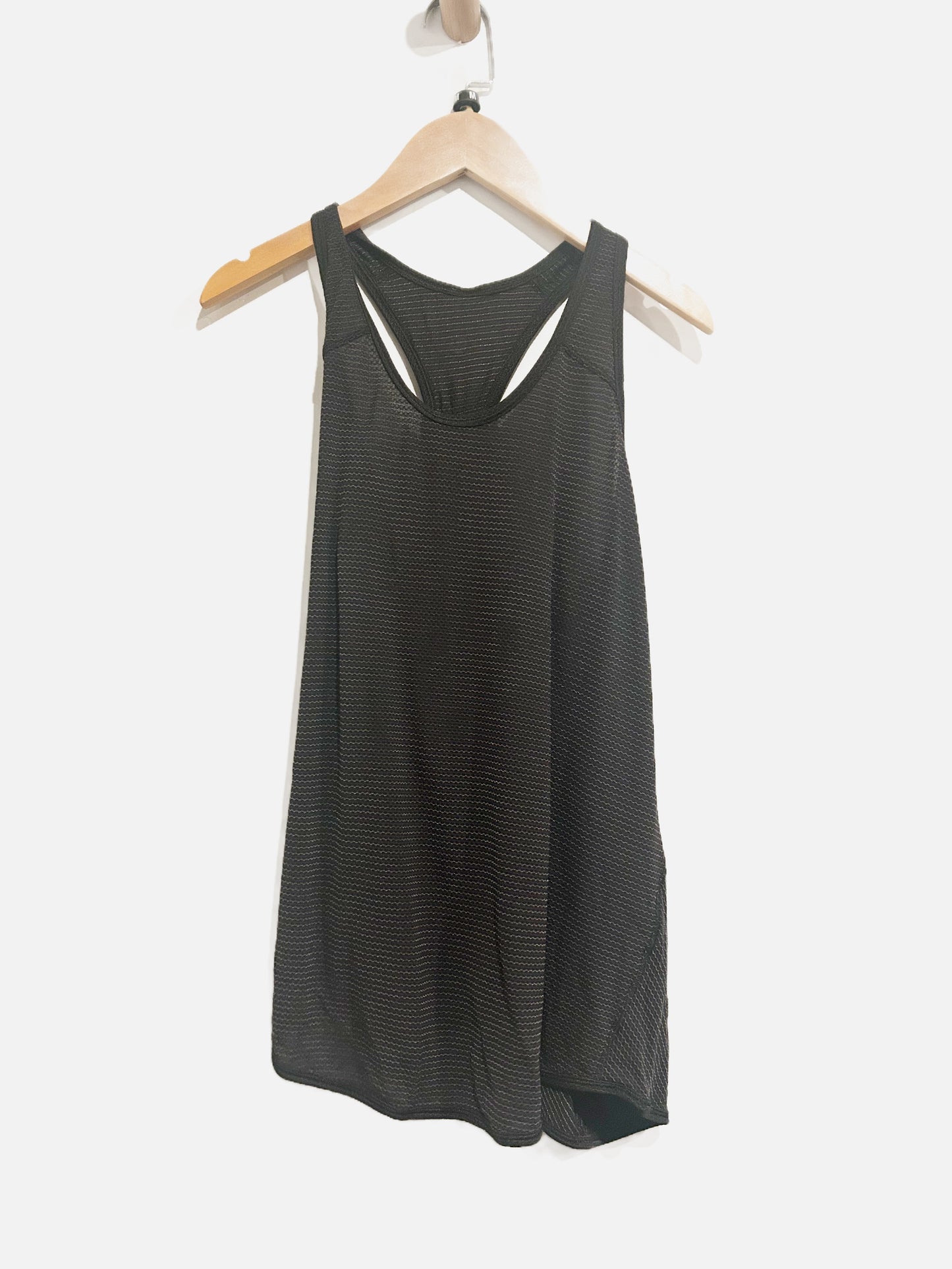 Lululemon Black Crinkle Racerback Tank