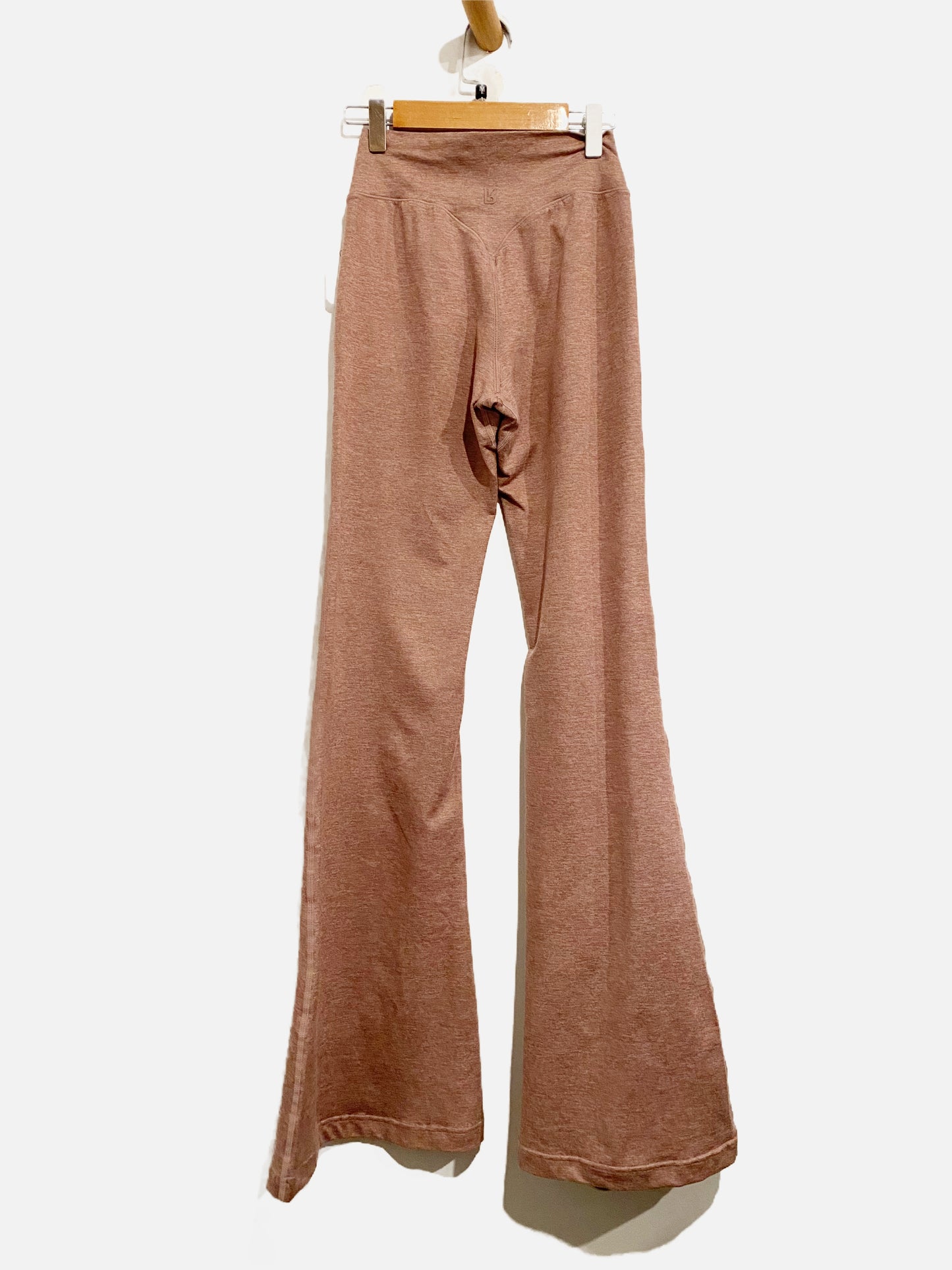 Buffbunny Pink Marl Flare Leggings - Medium