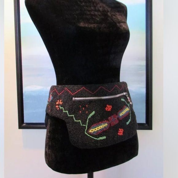 Christiana Vintage Beaded Fanny Pack Size Small
