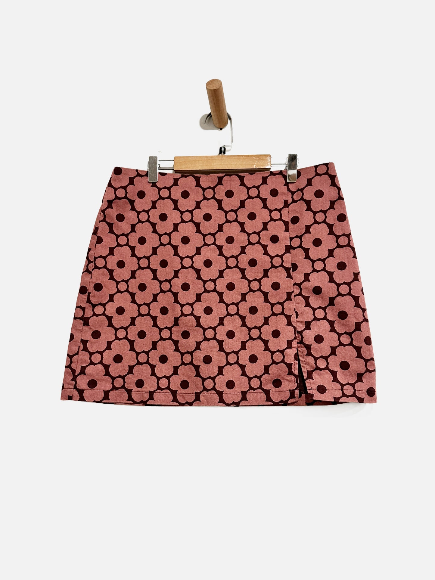 Urban Outfitters Pink Floral Mini Skirt - Large