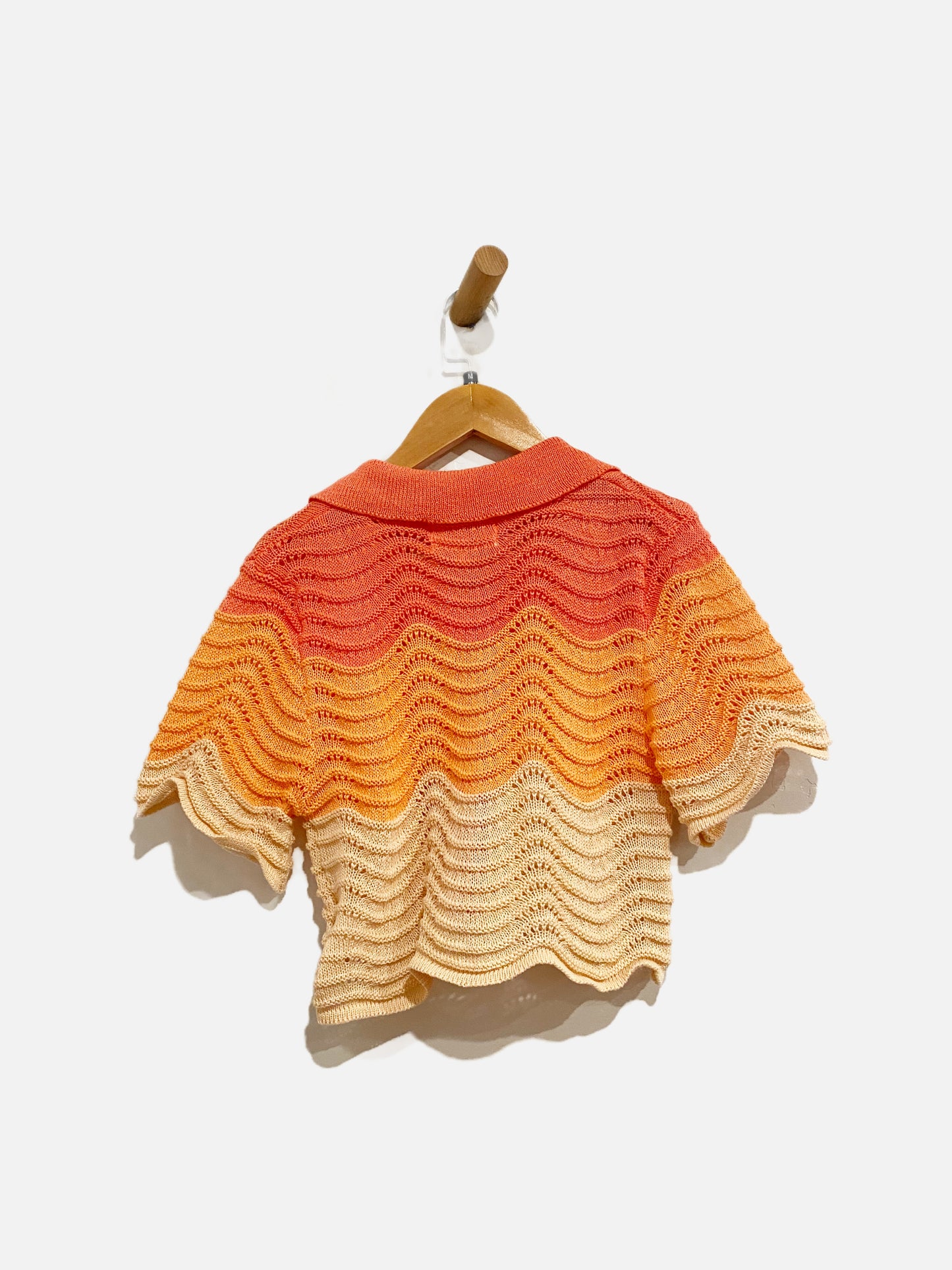 Indi Luxe Pink Ombre Crochet SS - Medium