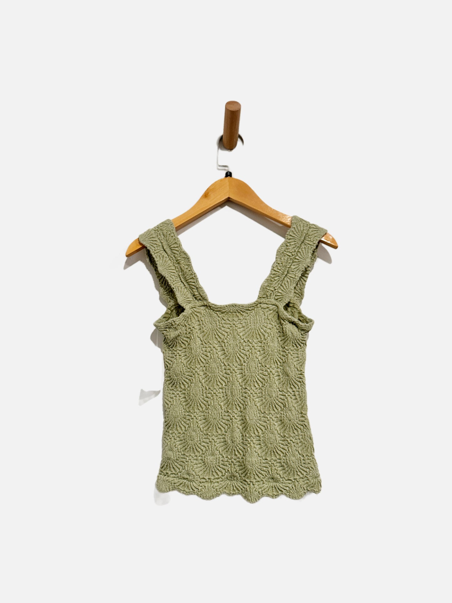 Free People Movement Green Love Letter Tank - XS/S