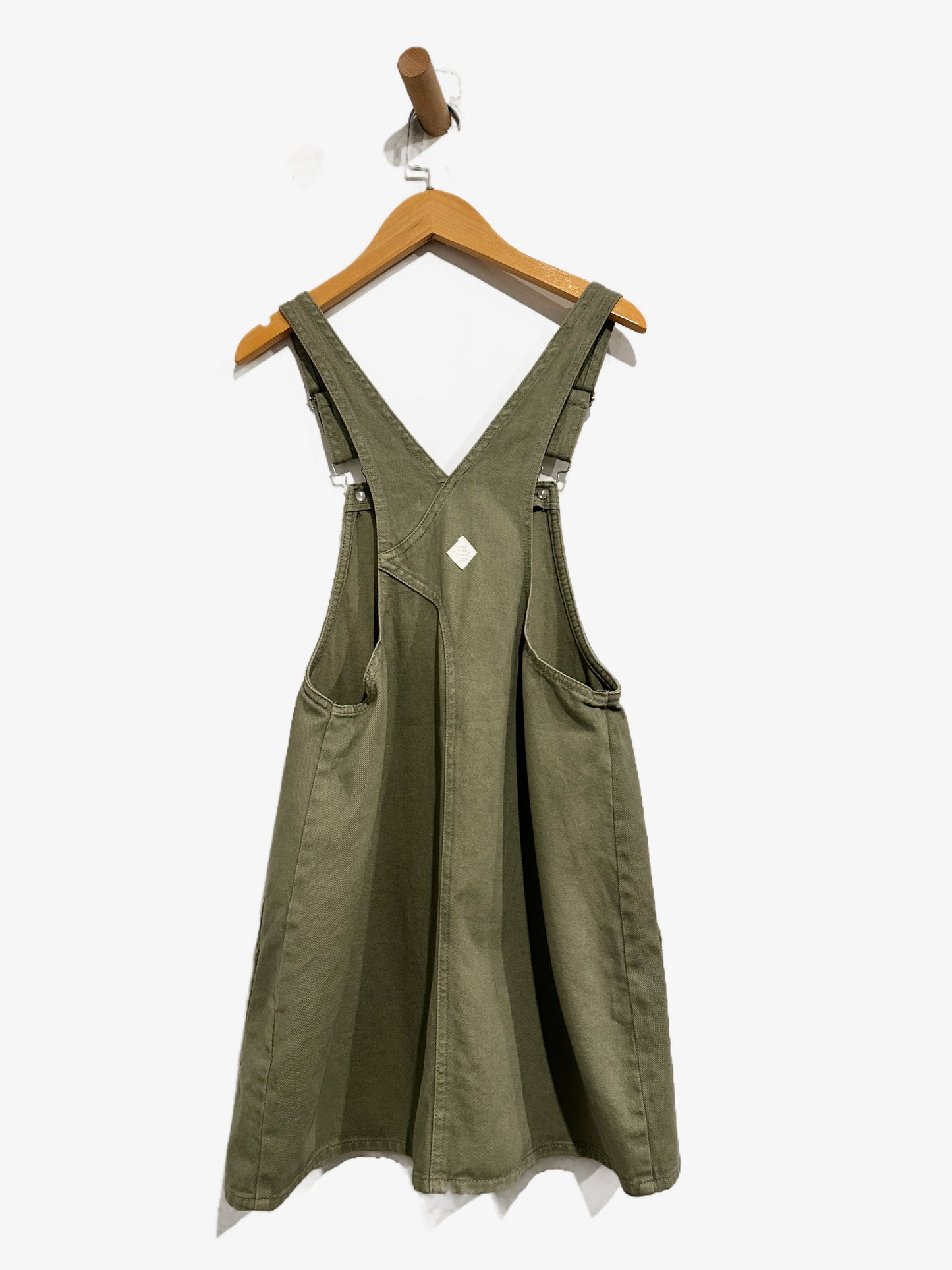 Zara Kids Olive Overall Dress - 11-12
