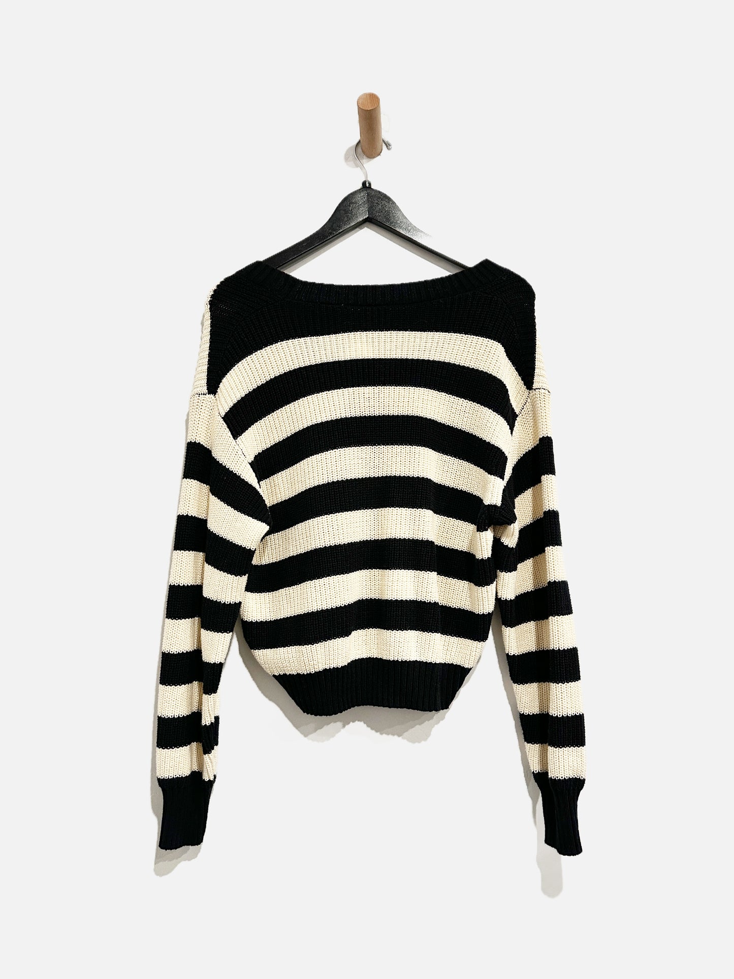 Levis Striped Button Down Cardigan - Small