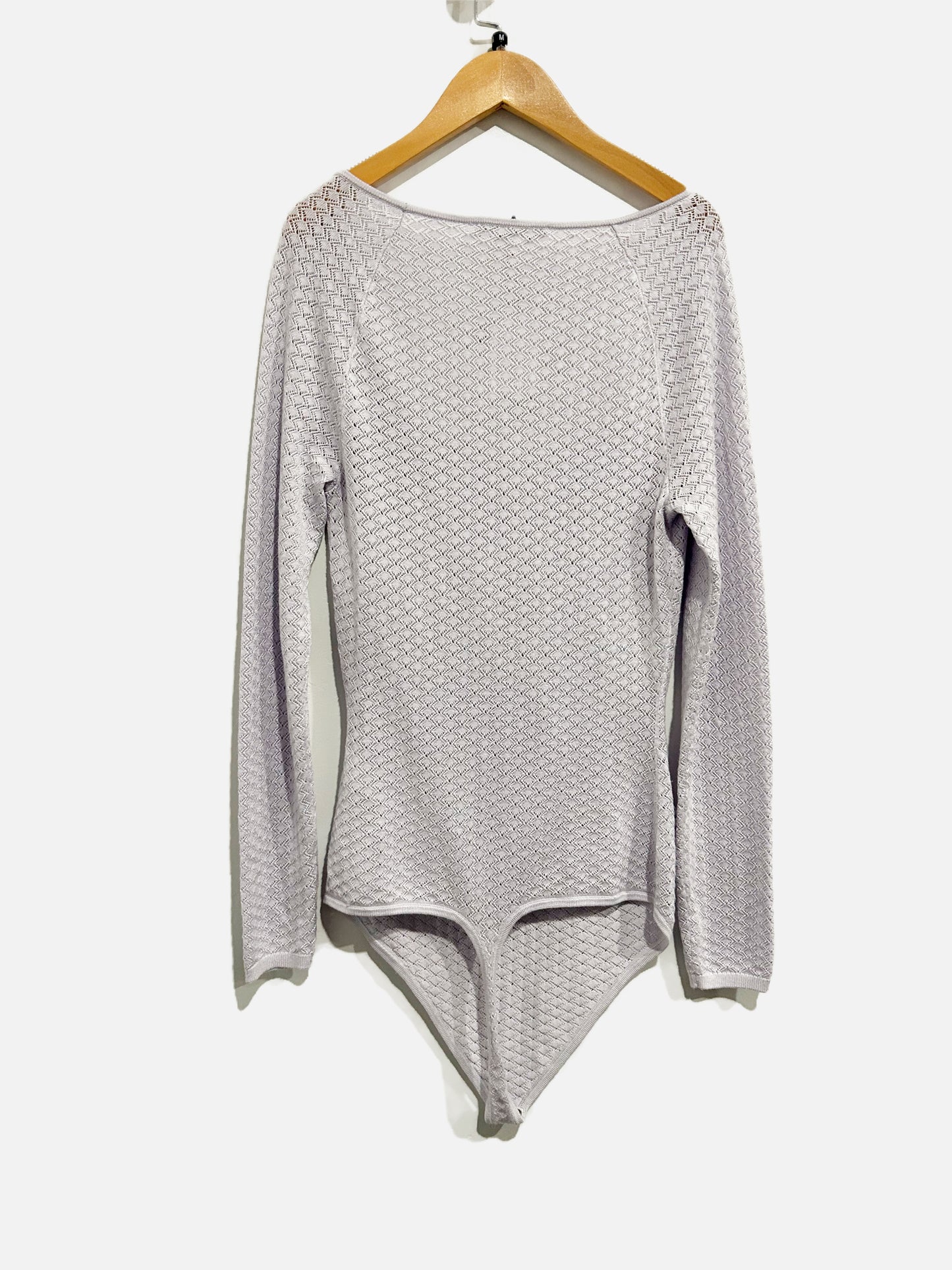 Abercrombie & Fitch Purple Knit Bodysuit - Medium