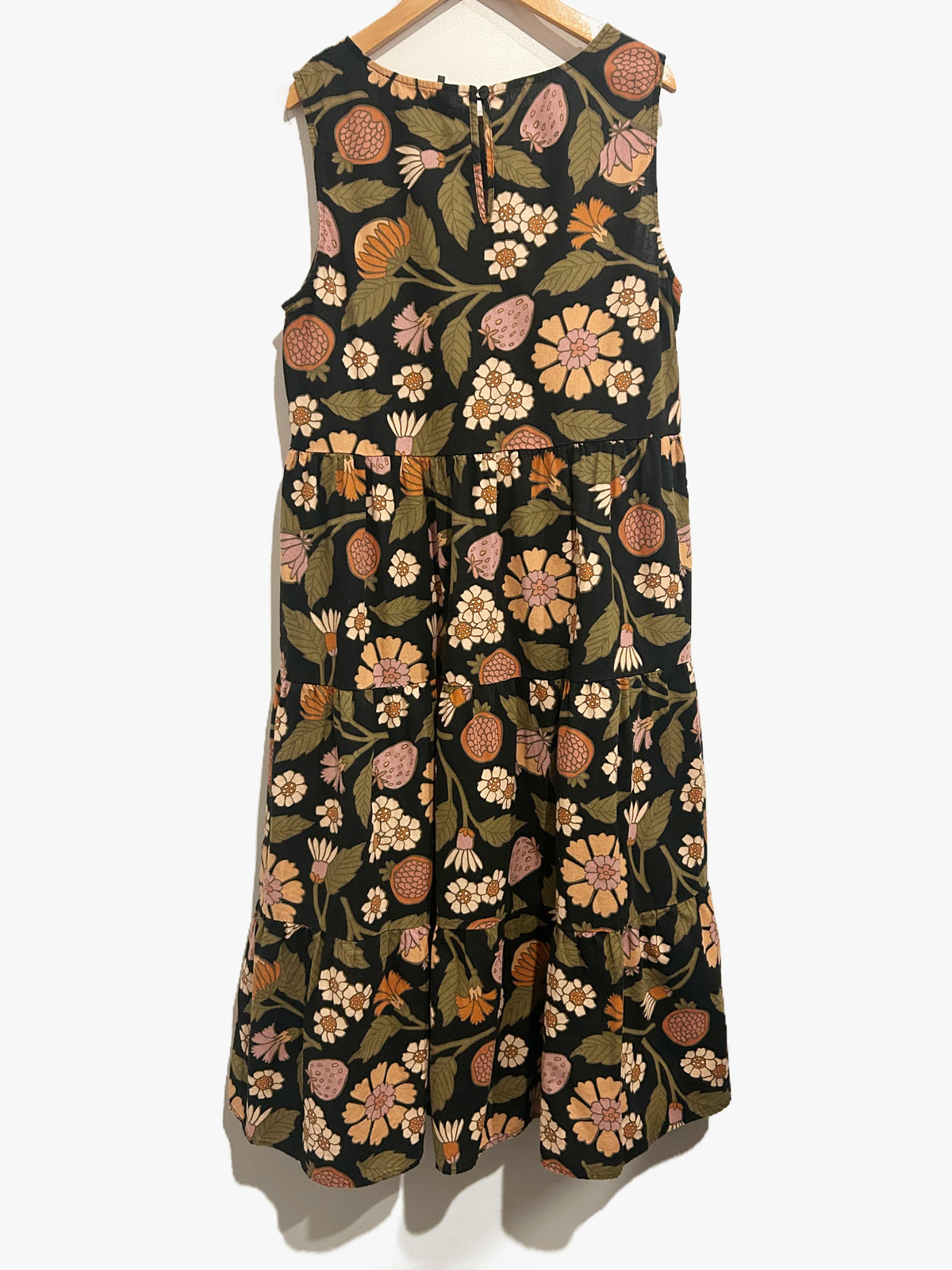 Princess Highway Black Floral Linen Dress - 10