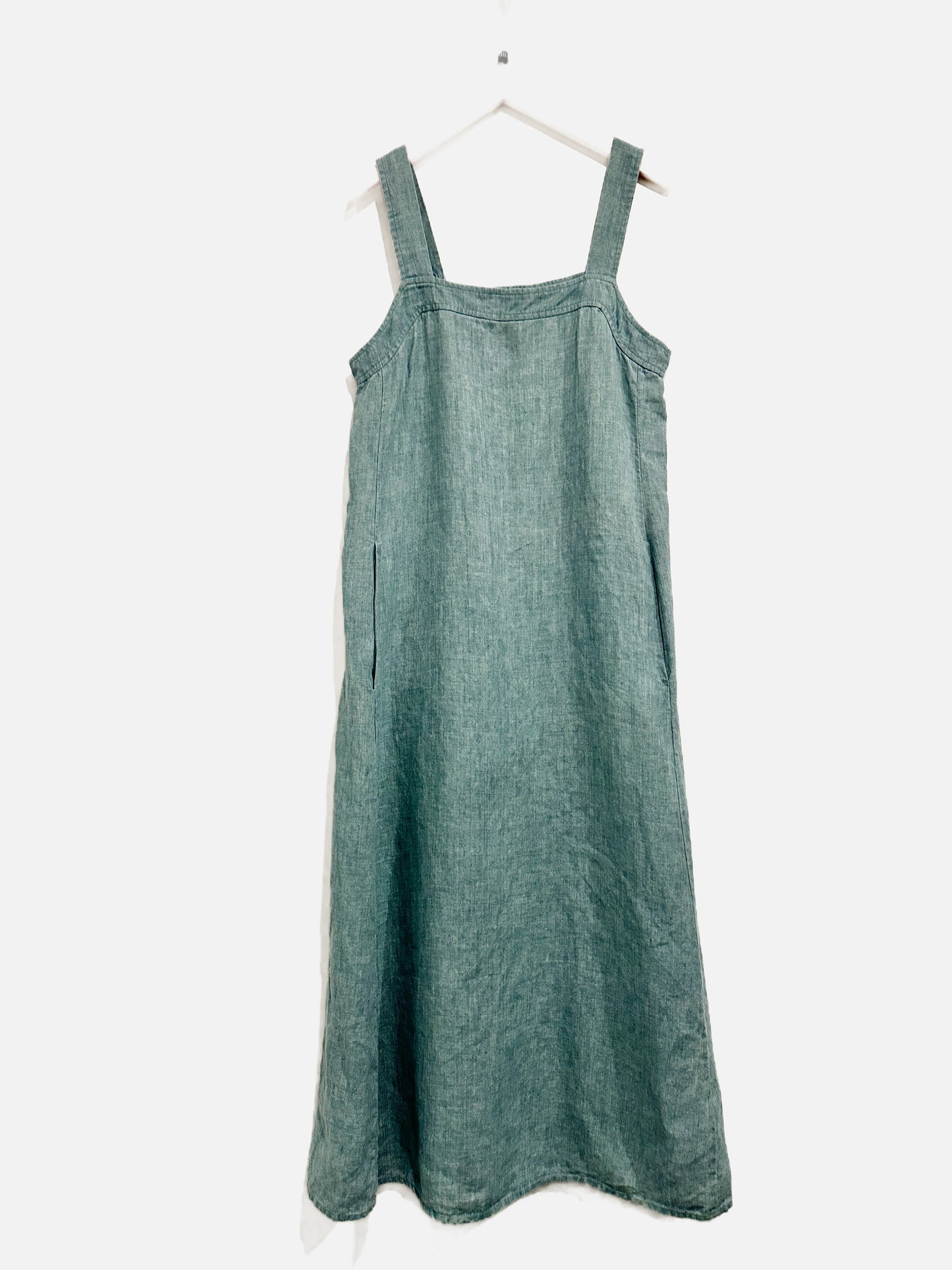 Eileen Fisher Chambray Linen Dress - XXS