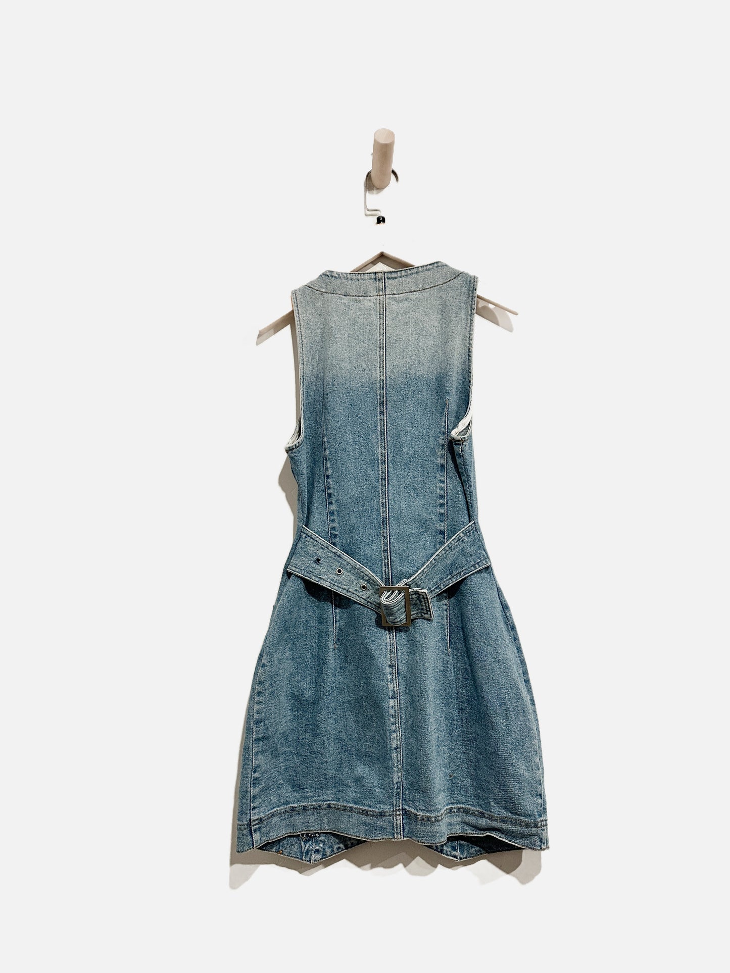 Le Lis Denim Mini Dress - Small
