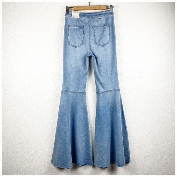 Free People Just Float on Jeans in Bermondsey Blue