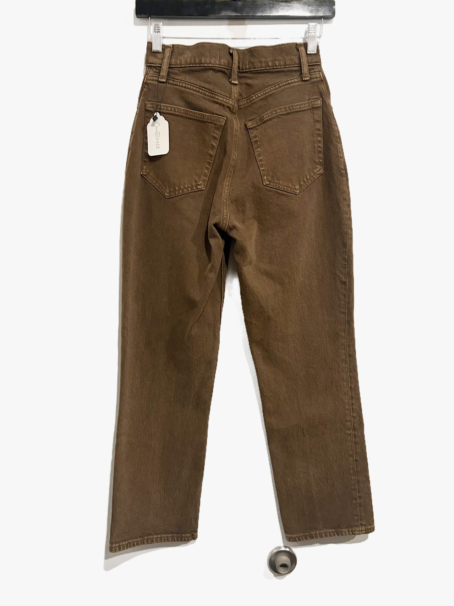Abercrombie & Fitch Brown Straight Leg Jeans - 25