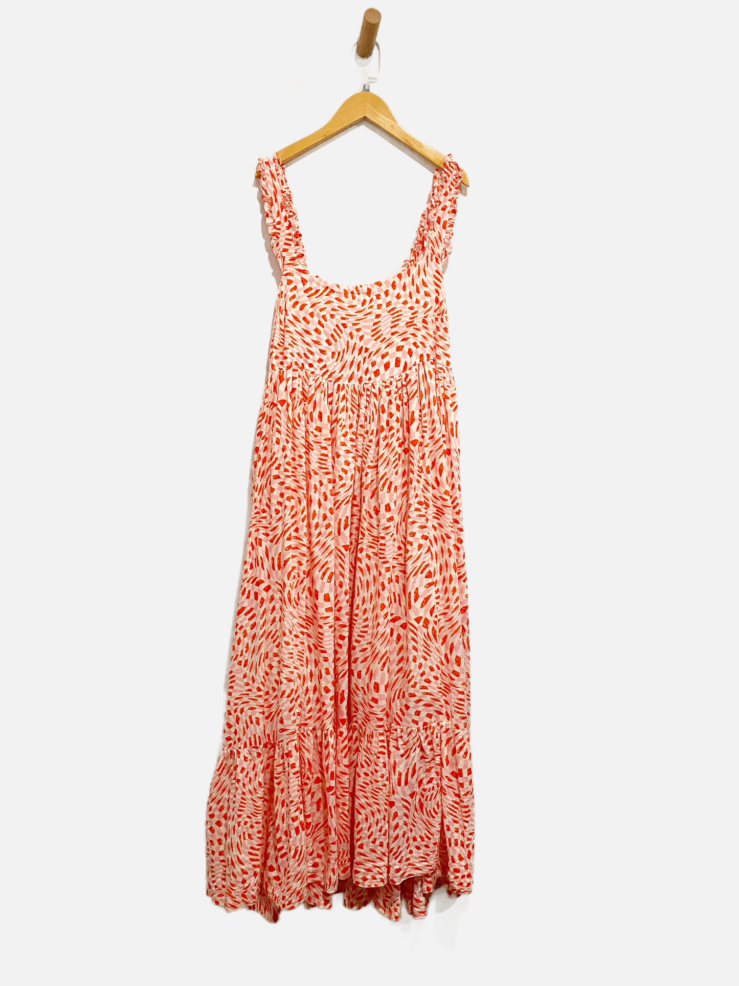 Keriella Red and Pink Midi Tank Dress - Large