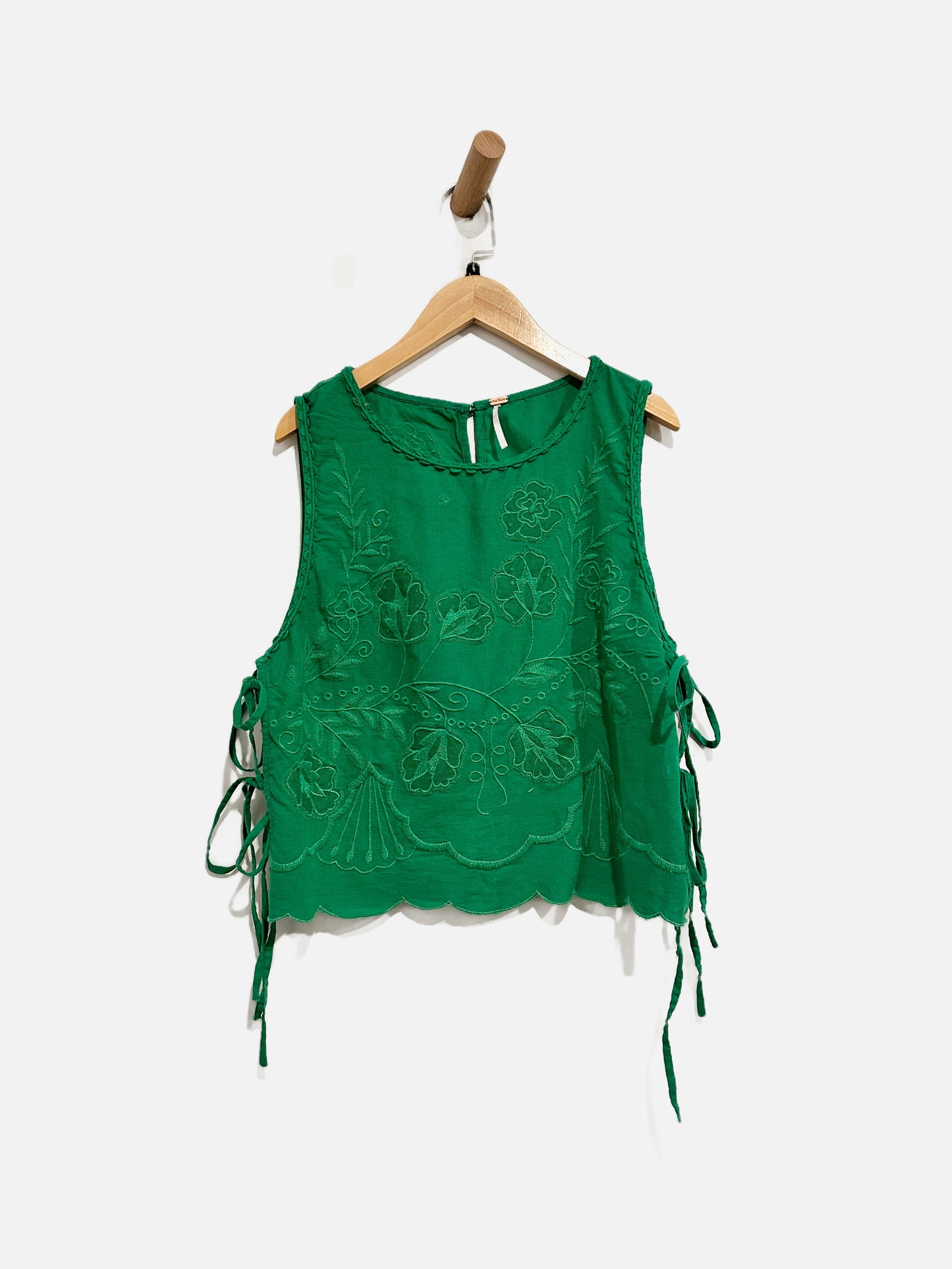 Free People Faded Gardens Tank in Green - Large