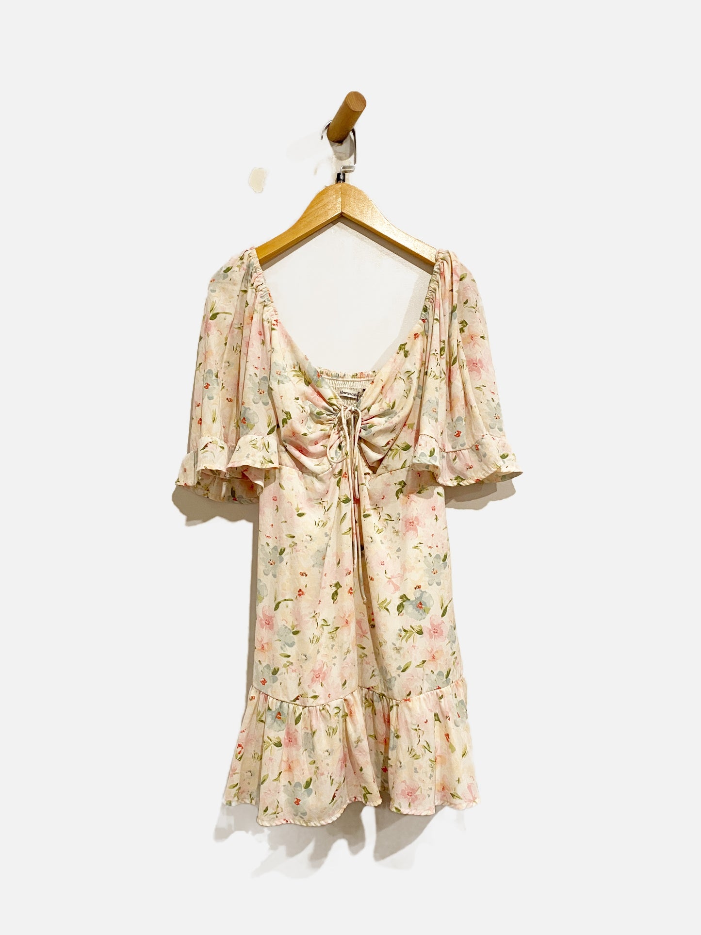 Abercrombie & Fitch Pink Floral Mini Dress - Medium