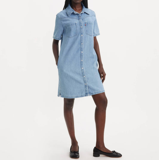 Levi’s Denim Button Down Shirt Dress - Small