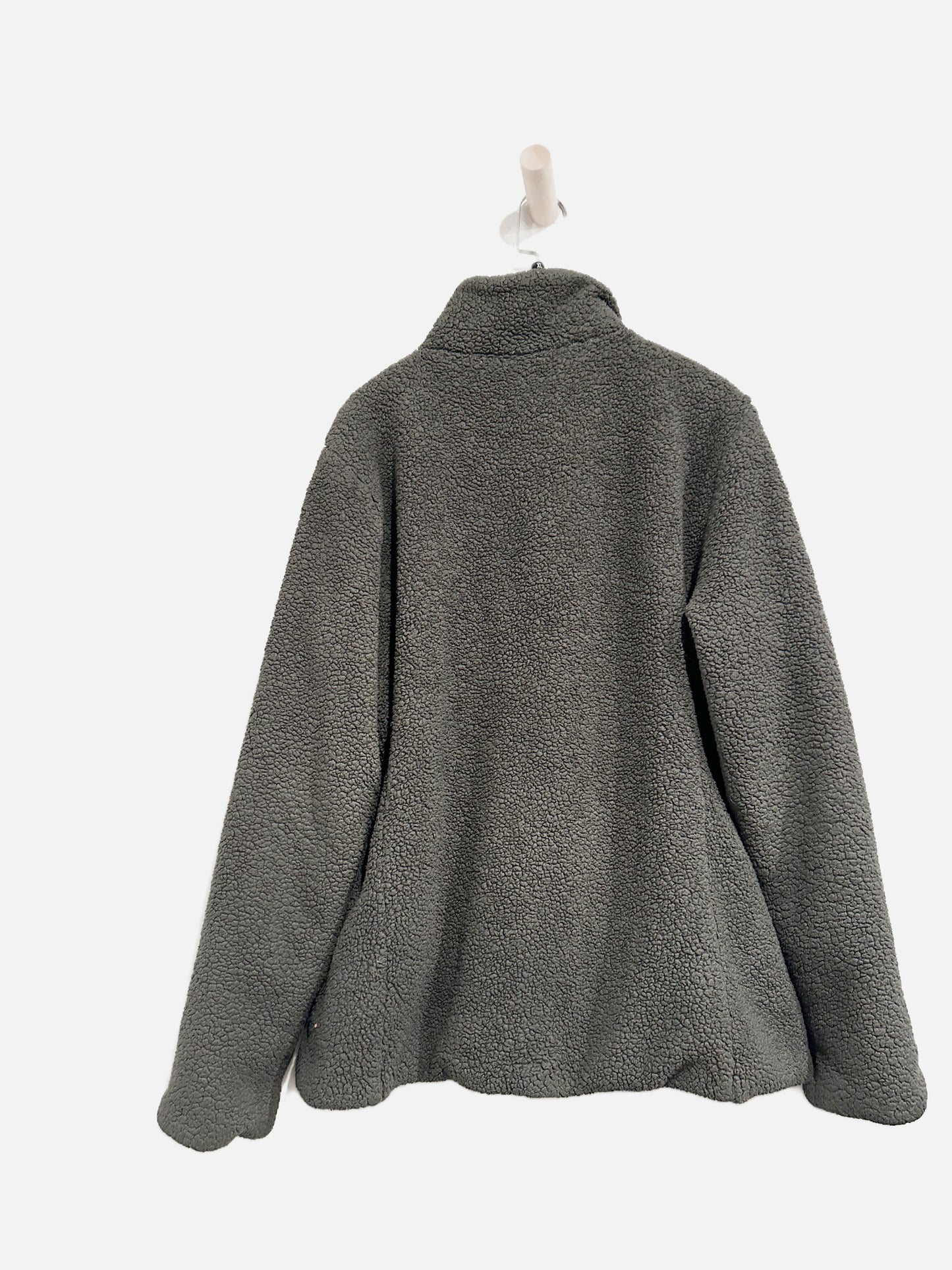 Patagonia Women’s Los Gatos Grey Sherpa Zip Up - XL
