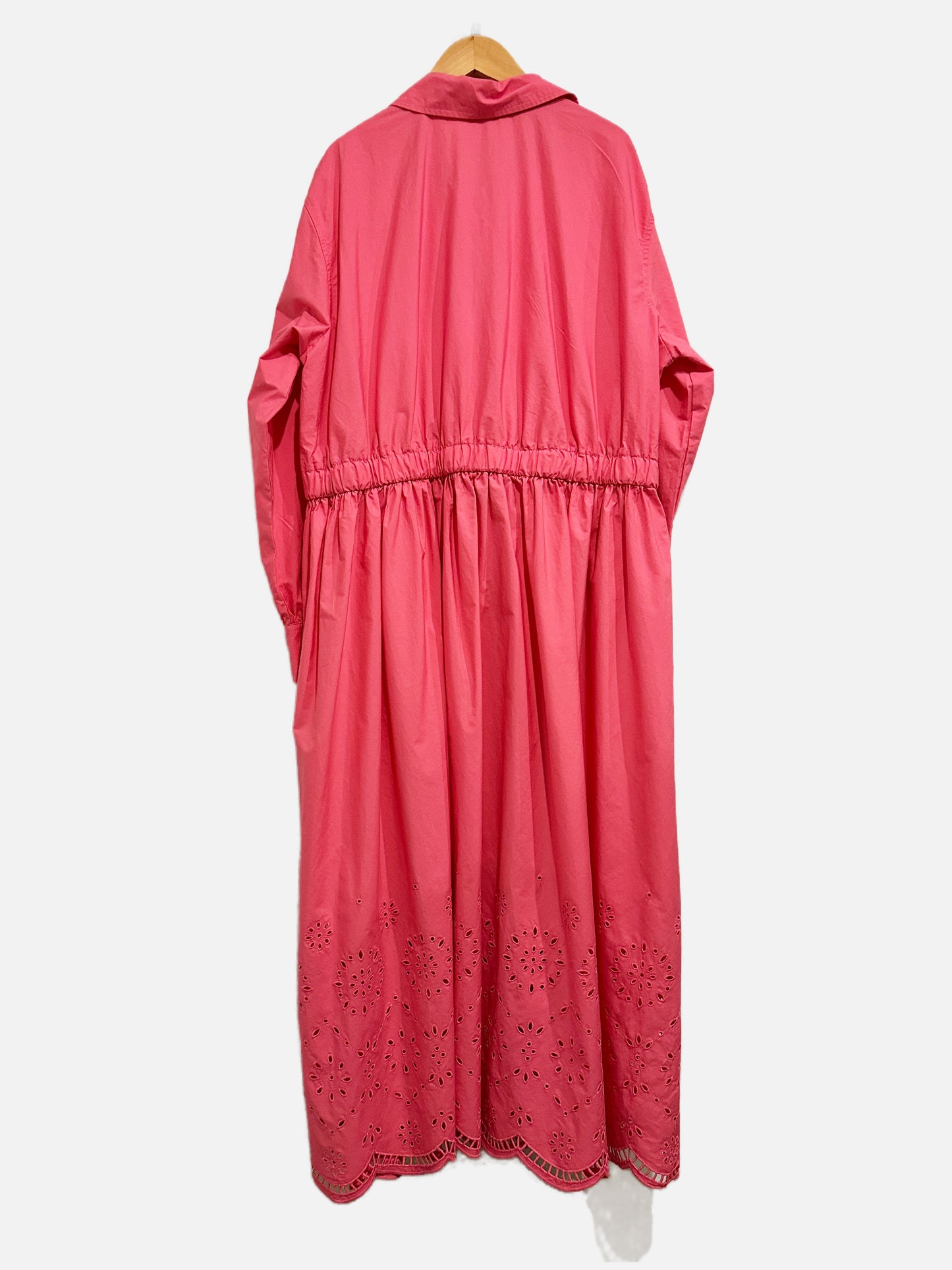 Free Assembly Pink Eyelet Maxi Dress - XL
