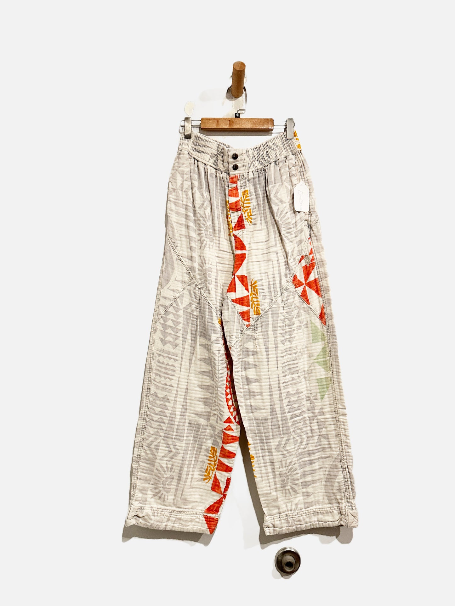 Free People Flipside Printed Pants -XS