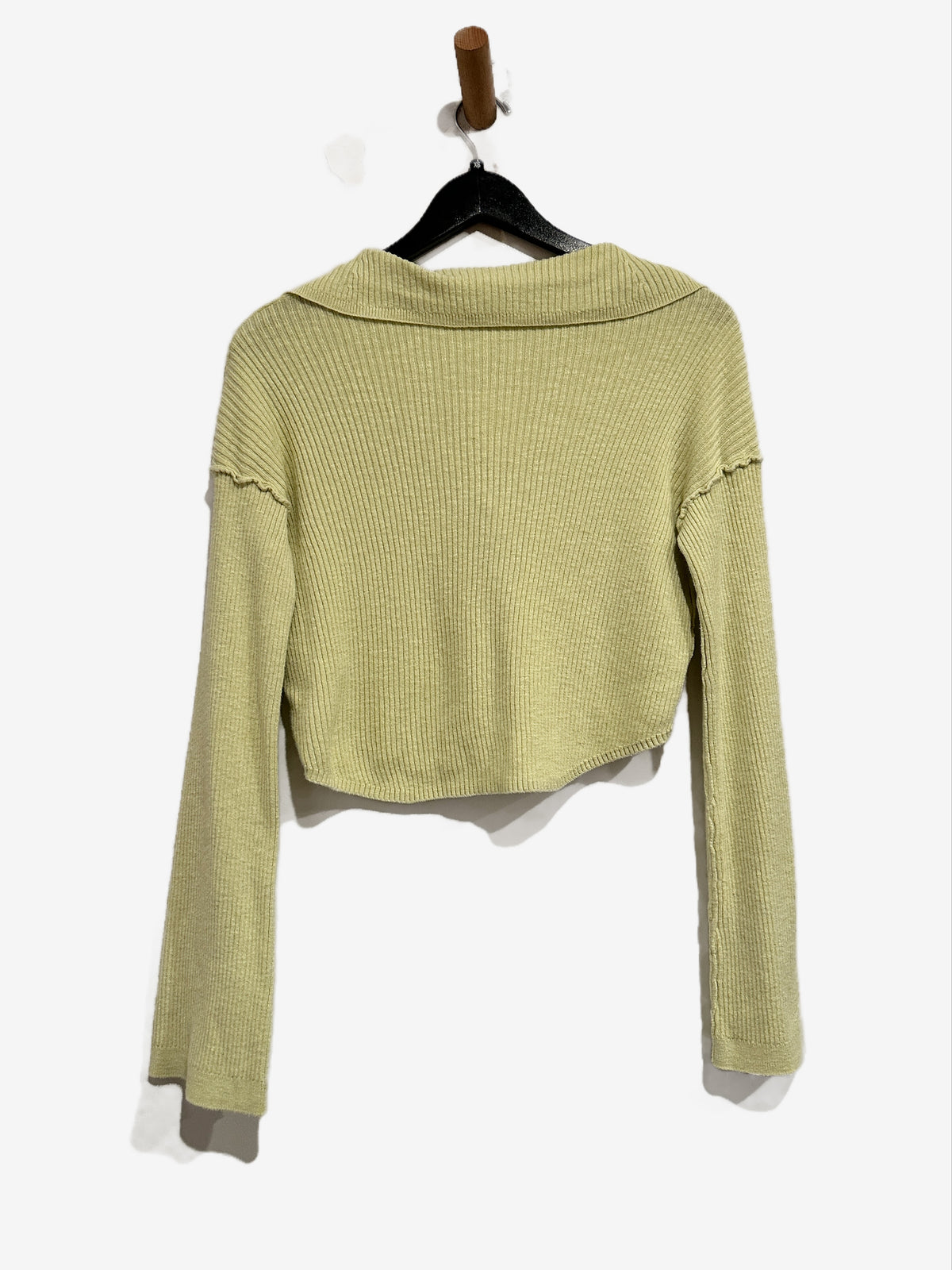 Free People Ella Sweater Shirt in Key Lime Pie - XS