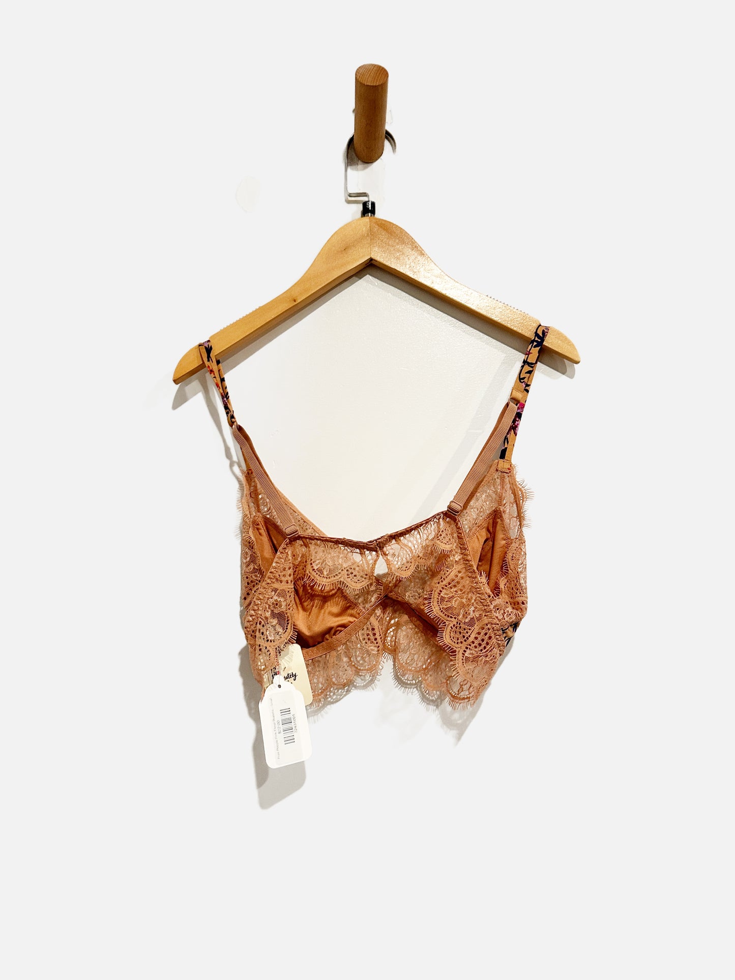 Free People Pink Floral Bralette - Small