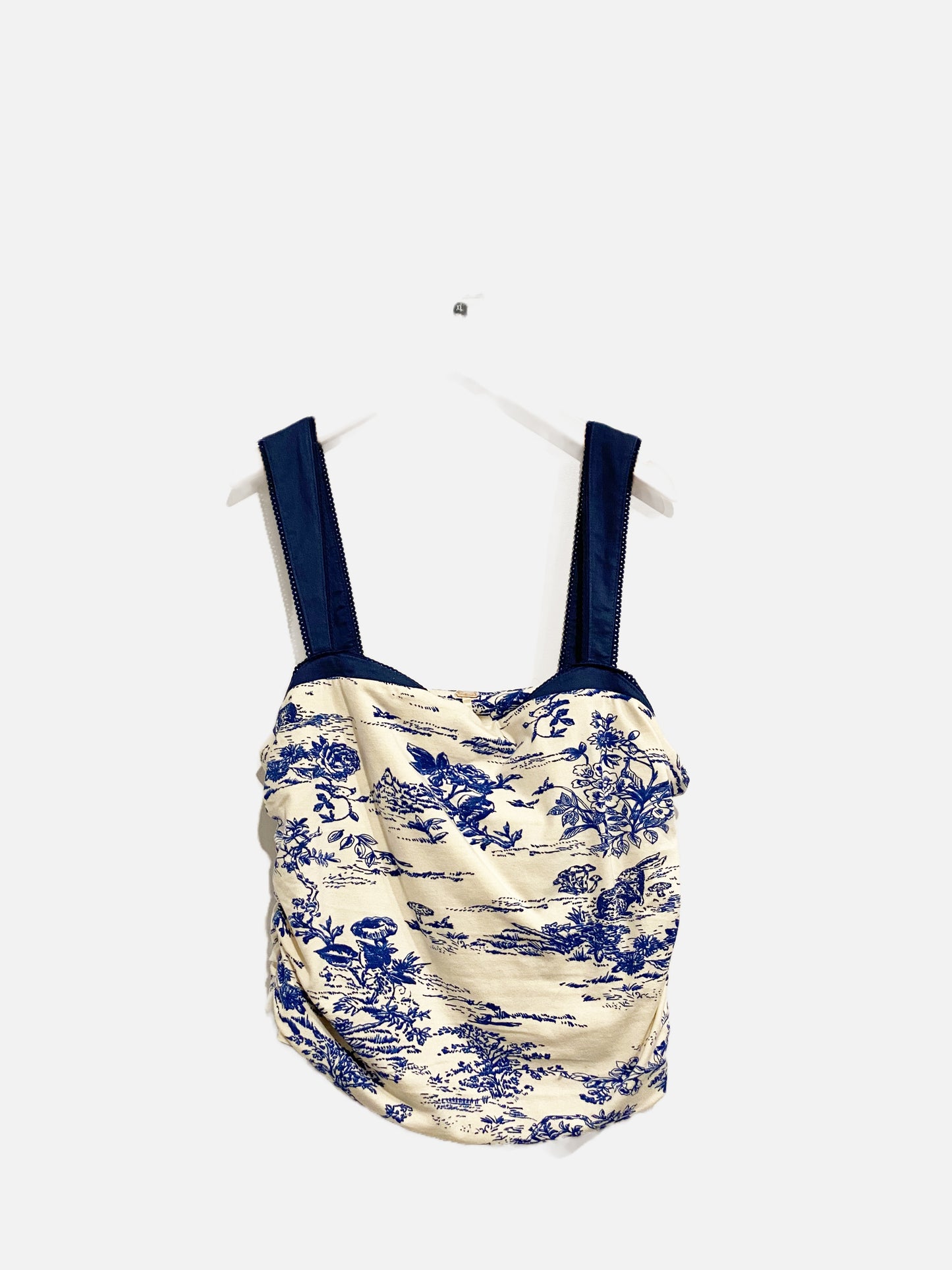 Free People Blue Pattern Tank - Large