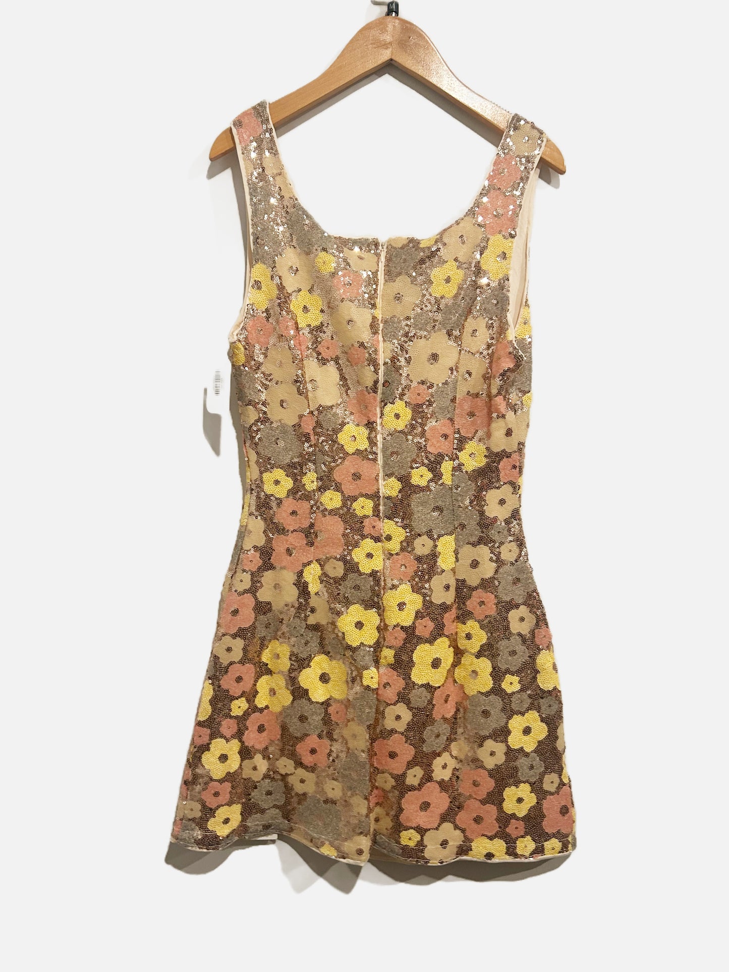 Sister Party Floral Sequin Mini Dress - Medium