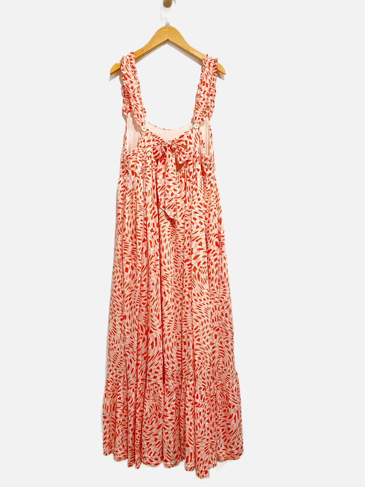 Keriella Red and Pink Midi Tank Dress - Large