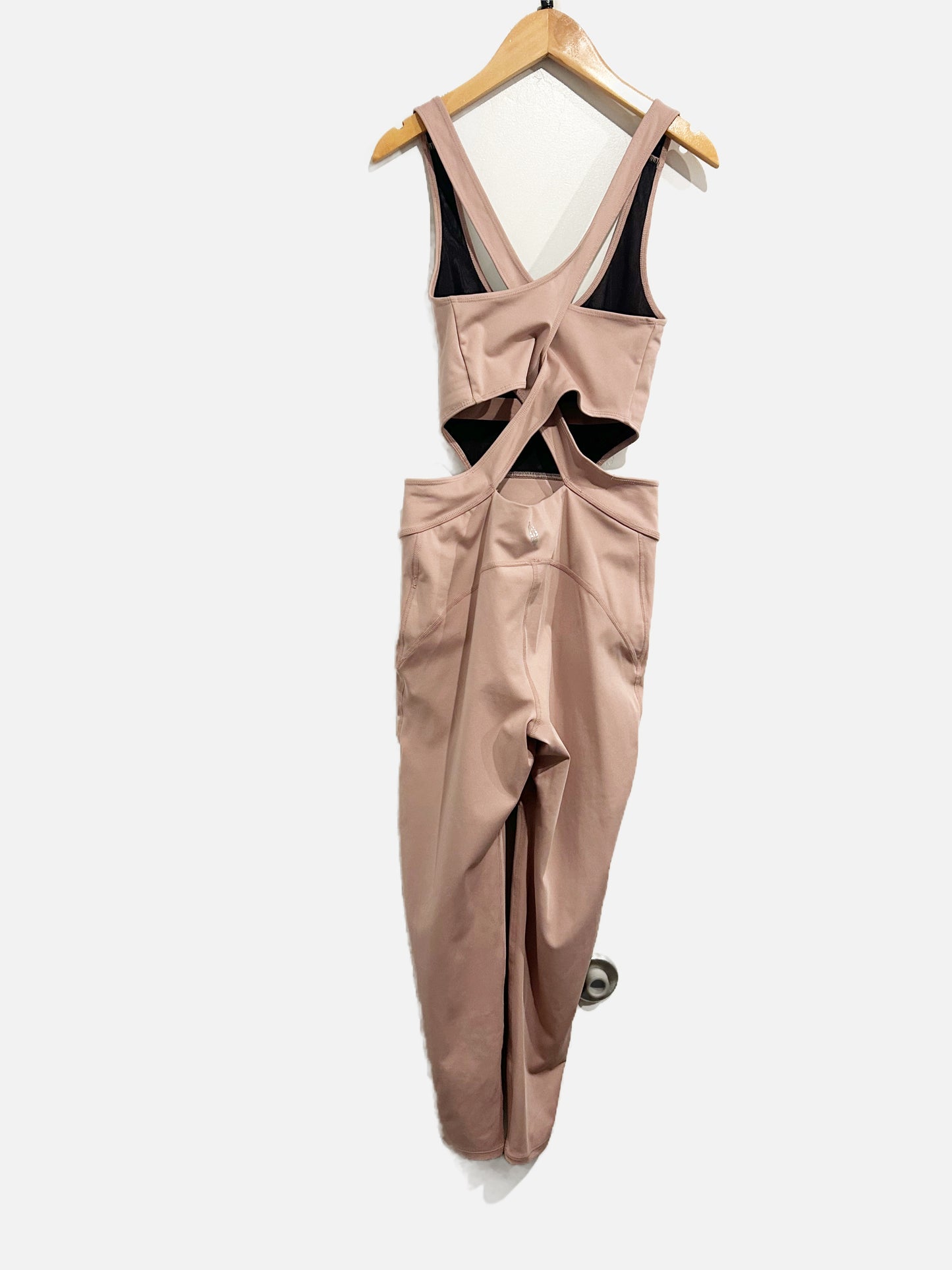 Free People Back it Up Pink Onesie - Small