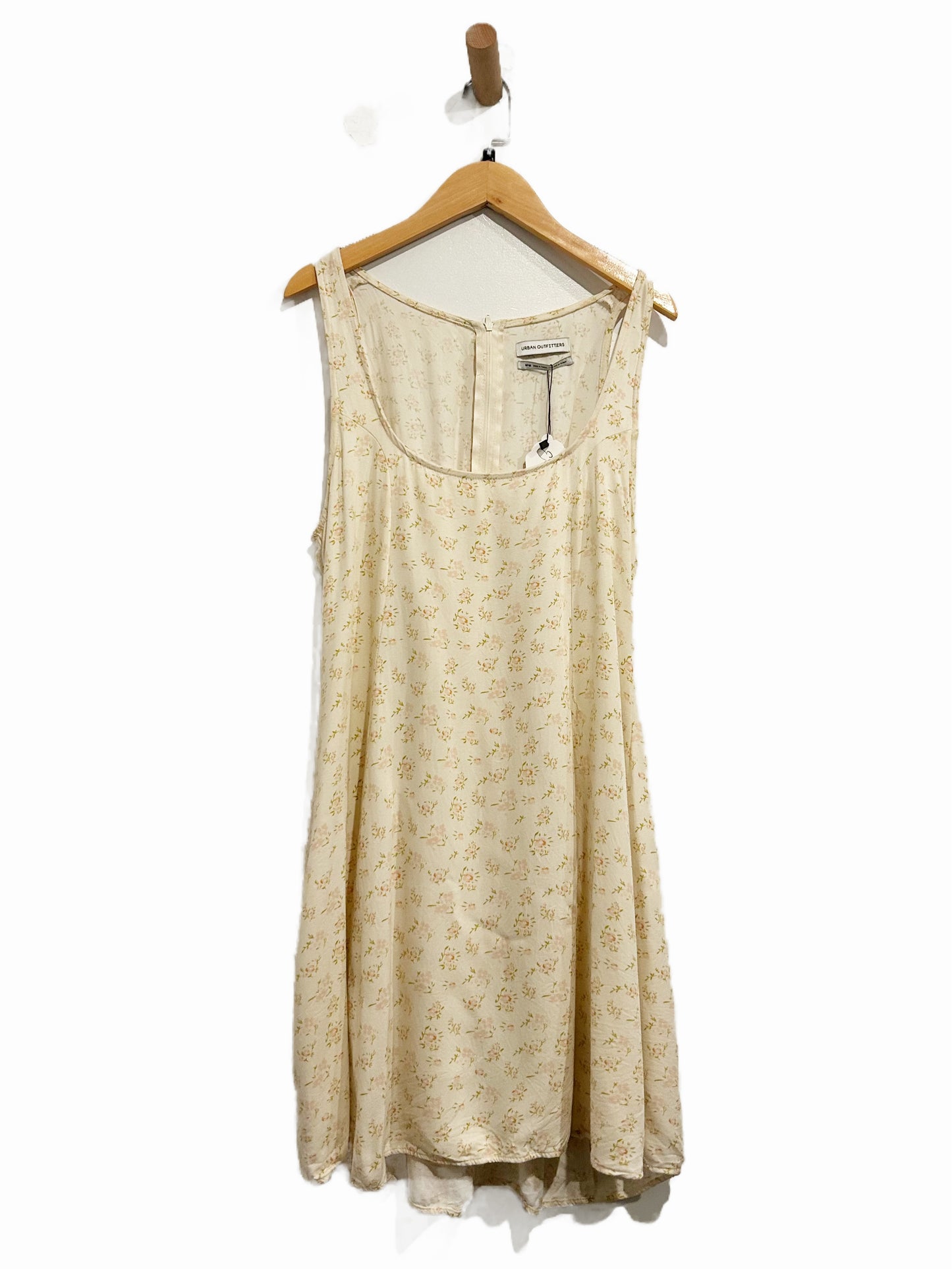 Urban Outfitters Cream Floral Mini Dress - Medium