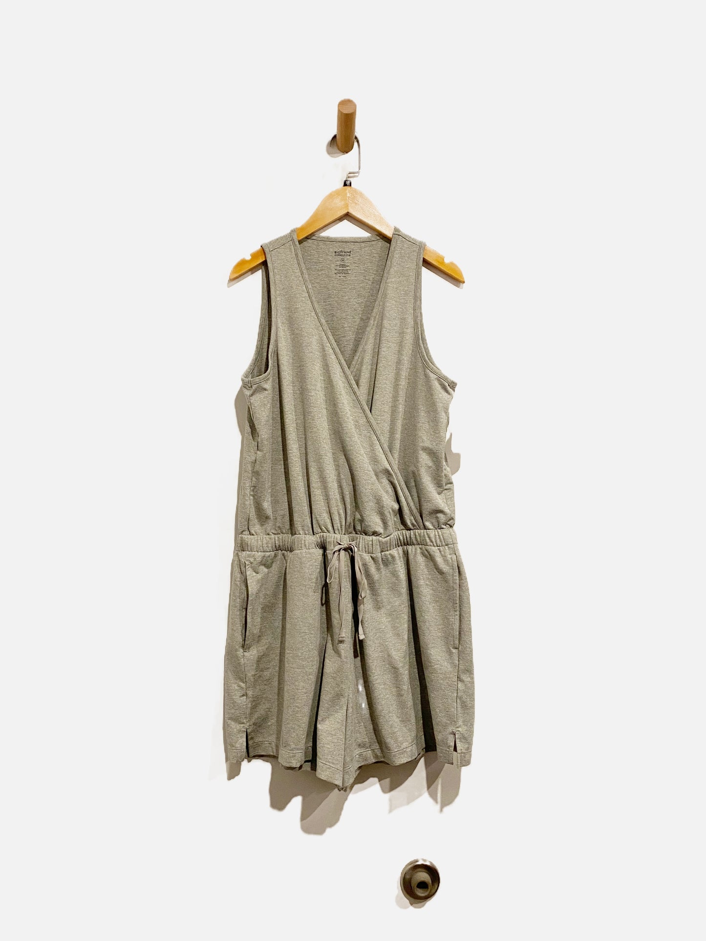 Girlfriend Collective Gray Romper - Medium