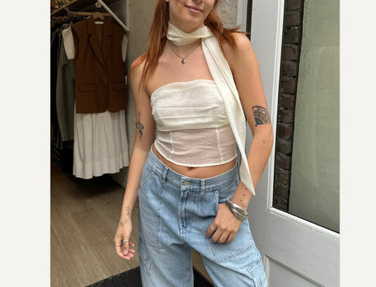 Isalis April Tube Top w/Scarf