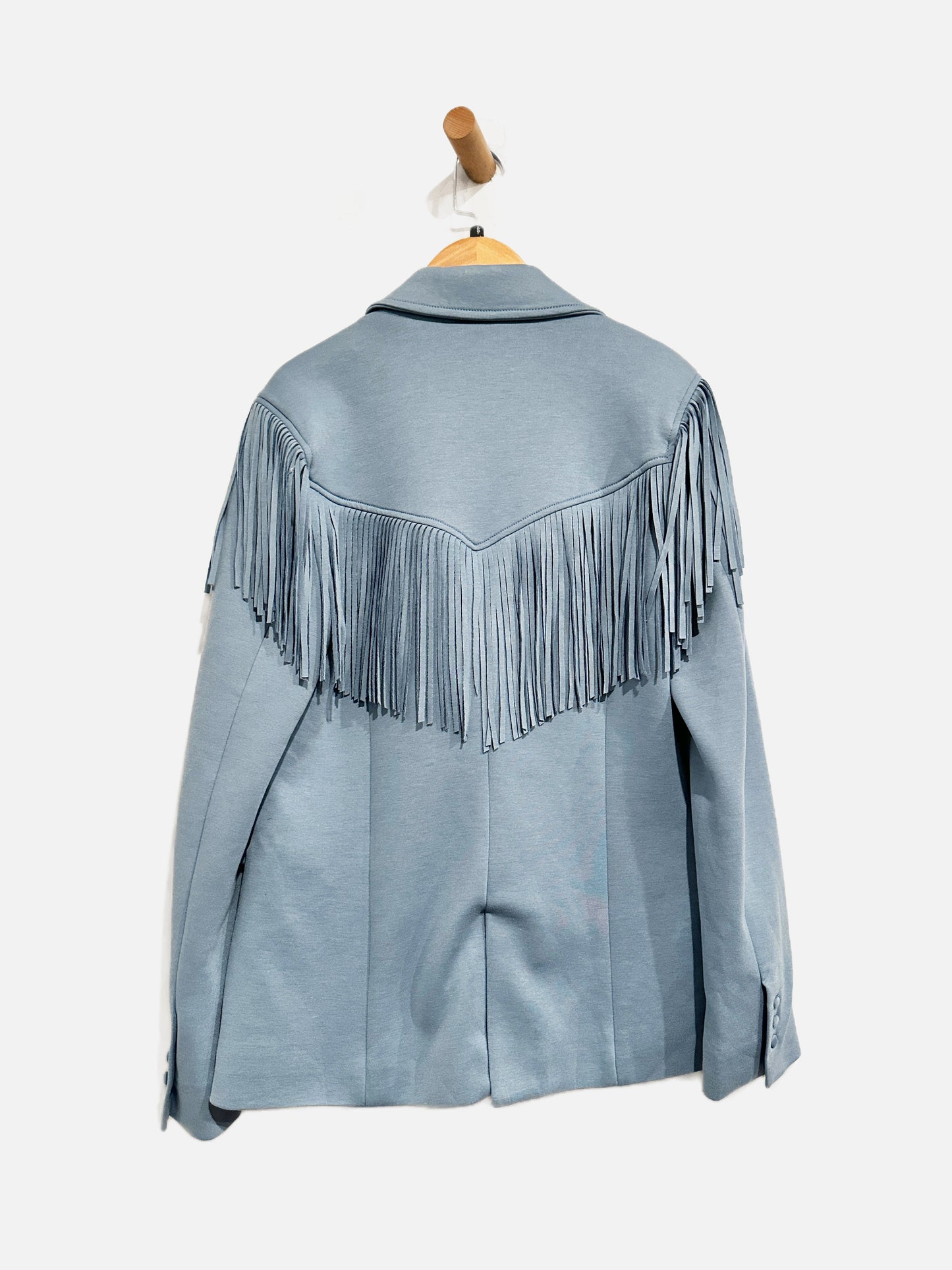 Blank NYC x Free People Show Stopper Blazer in Powder Blue - Small