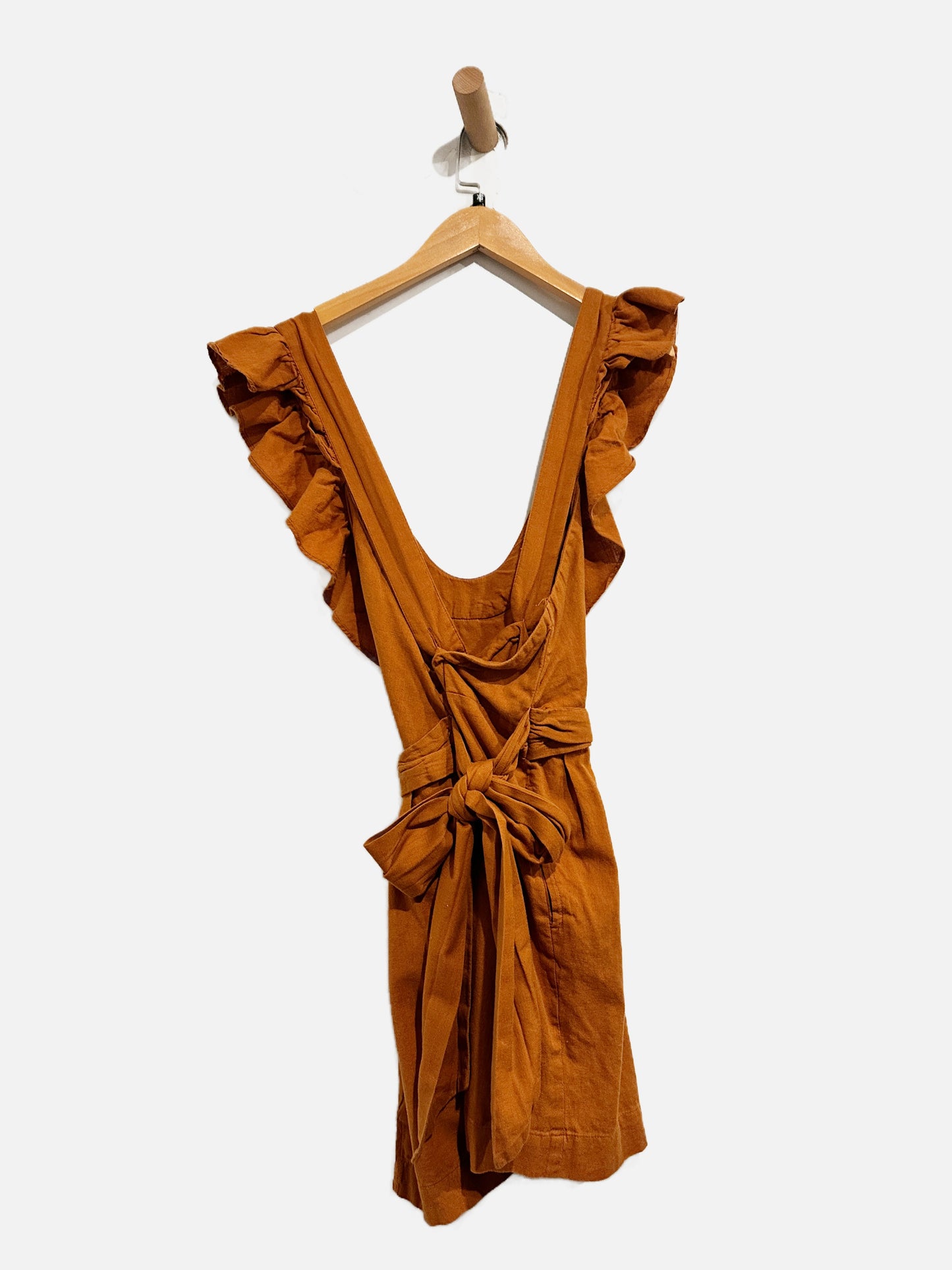Free People Orange Mini Dress - XS