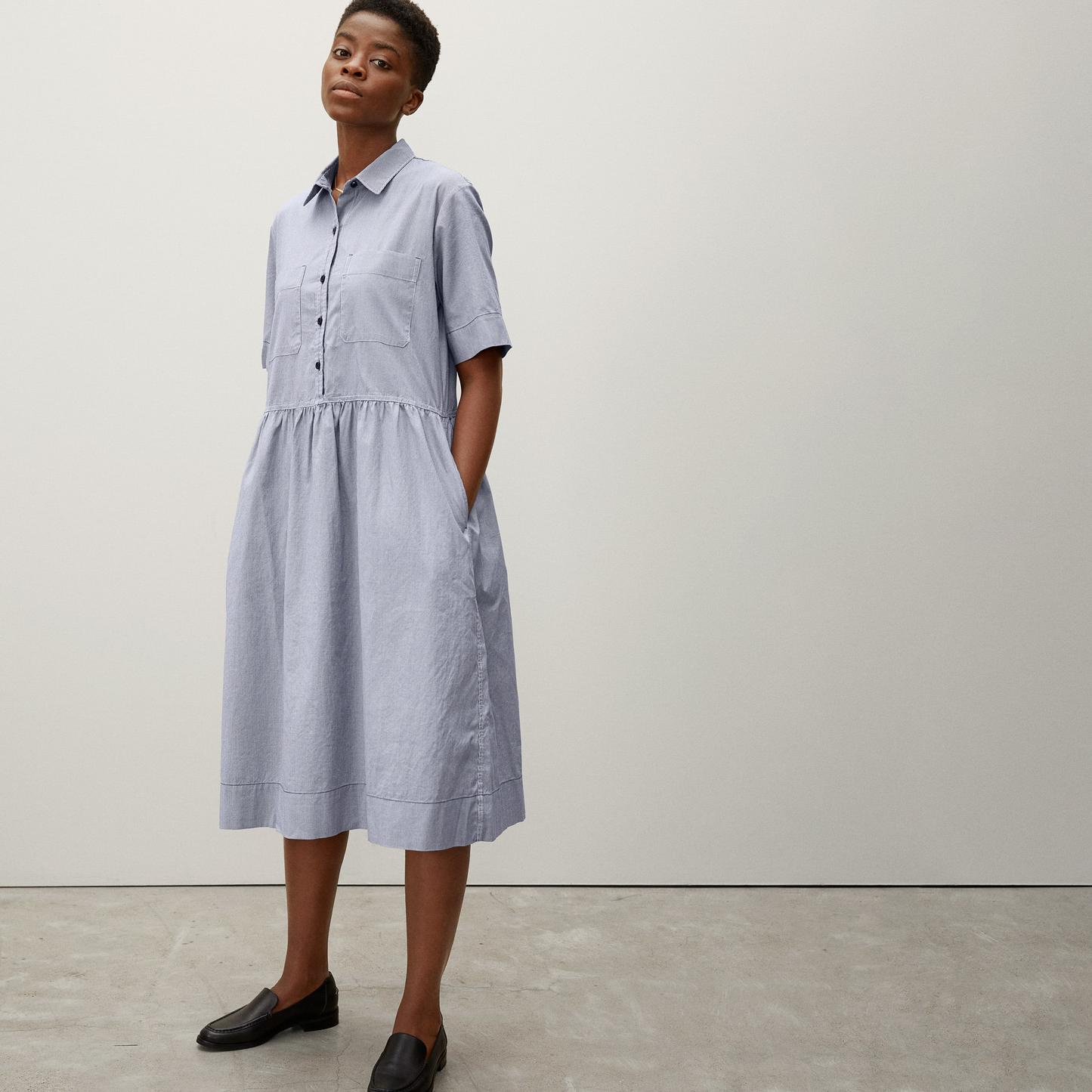 Everlane Stripe Midi Dress - 4
